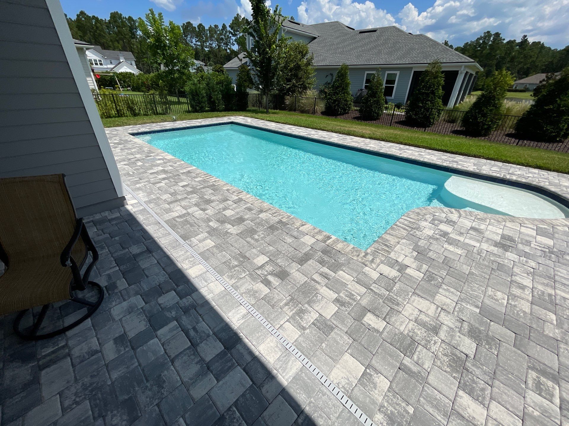 Pool Pavers using Concrete Sealant by DuraSeal