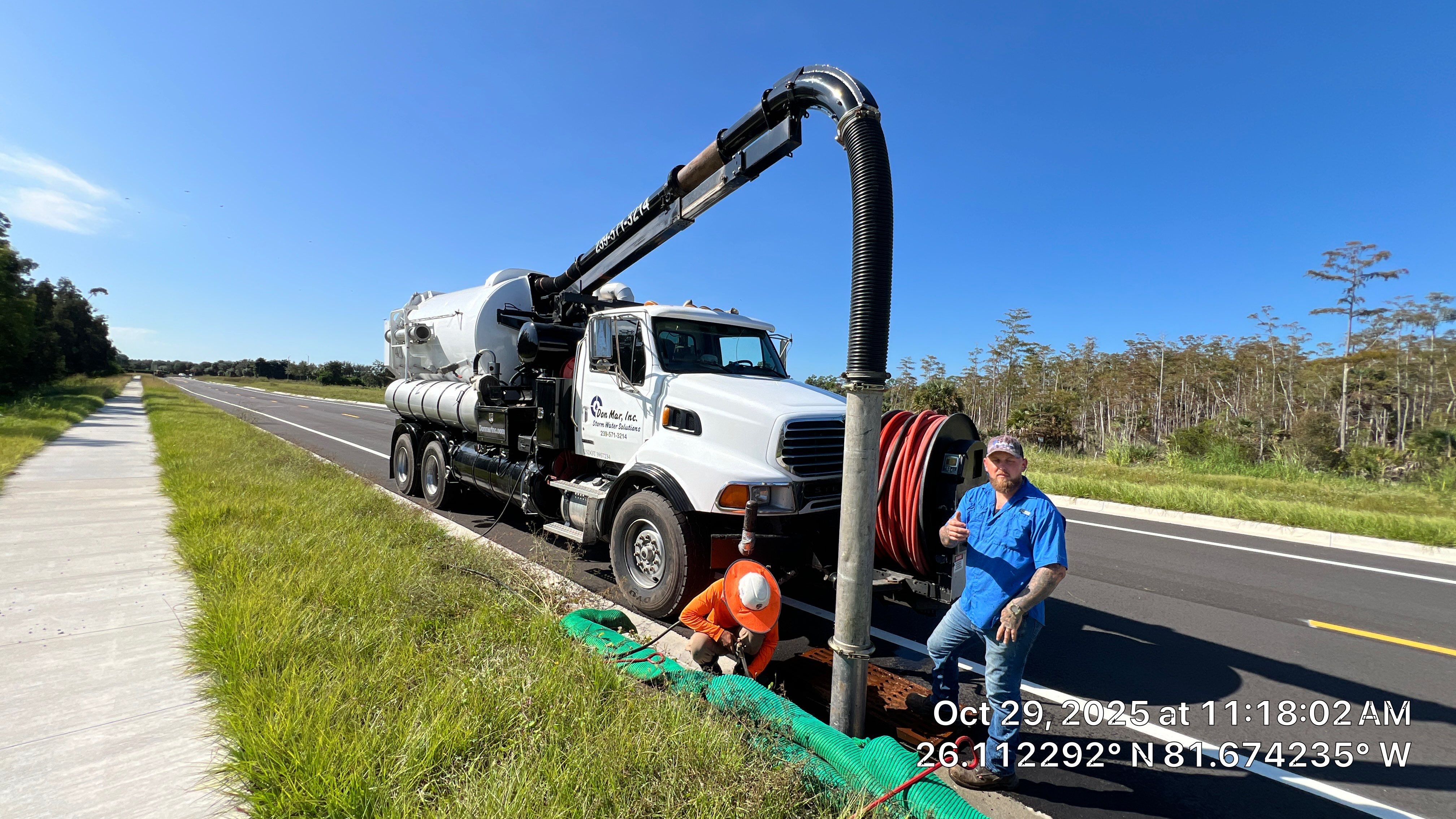 New Construction Road off Rattlesnake in Naples by Don Mar, Inc. Storm Water Solutions