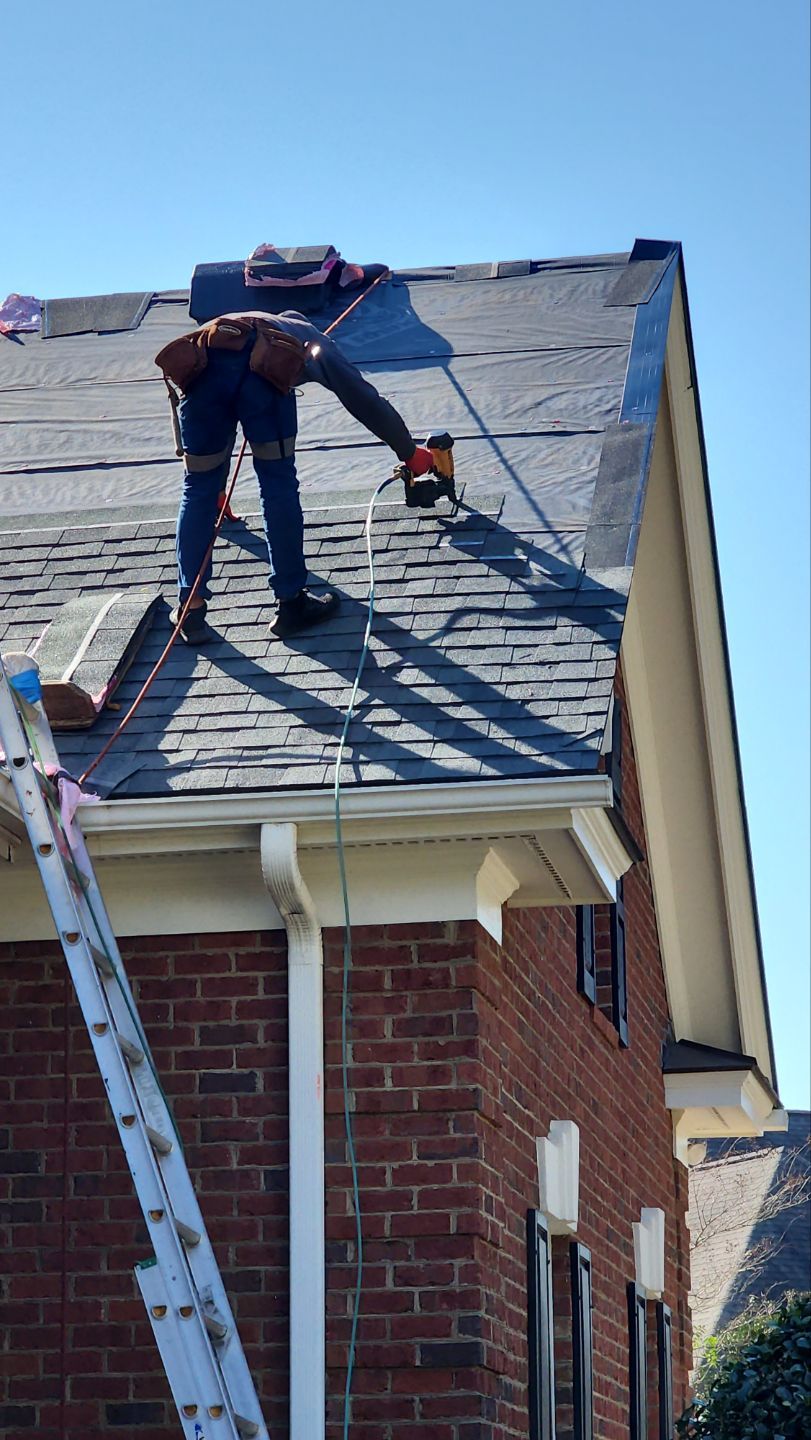 Residential Roofing Installation using Owens Corning Duration Estate Gray by Indigo State Roofing