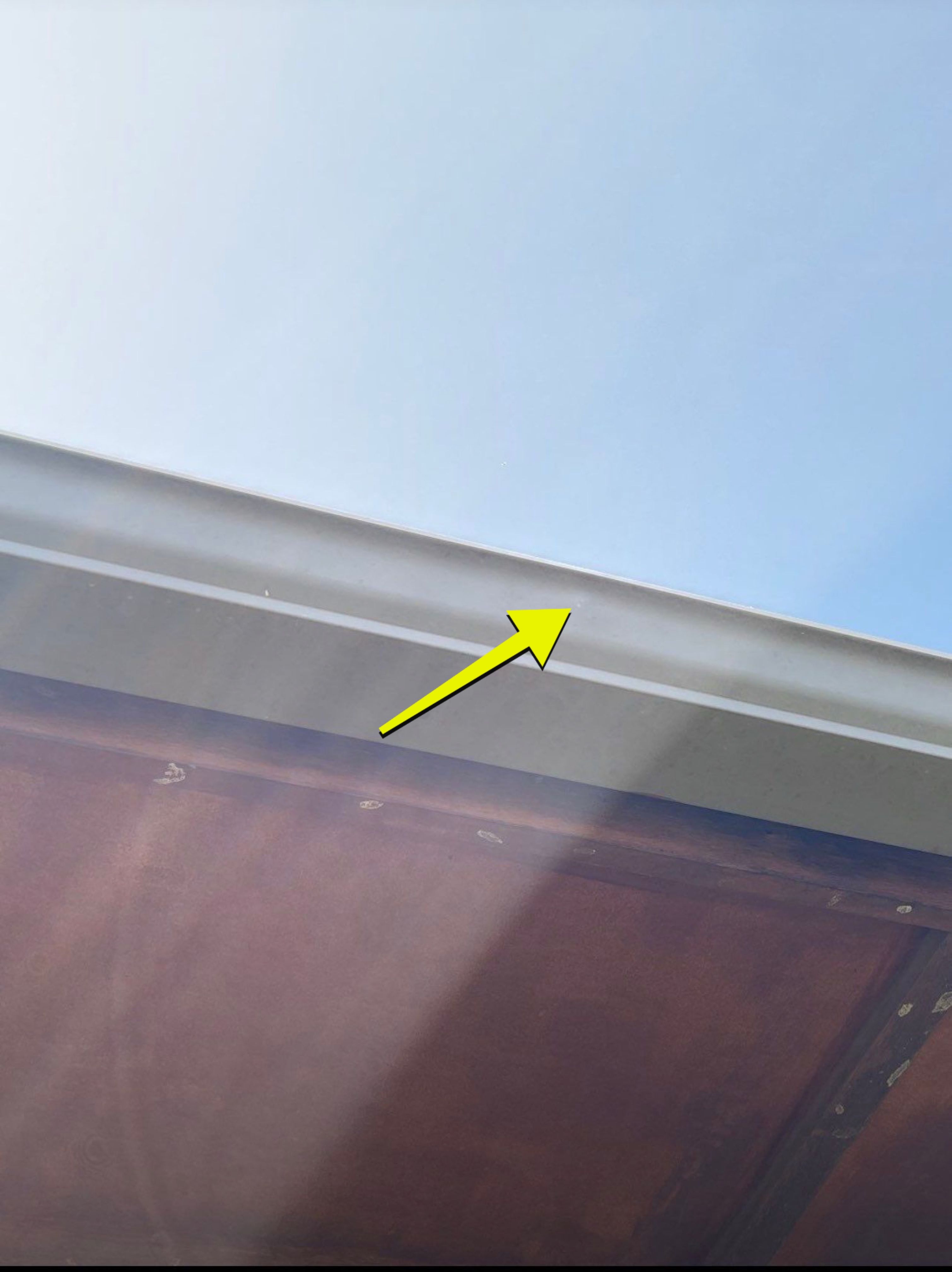 Hail Damage on a Roofing System by Icon Roofing And Construction 