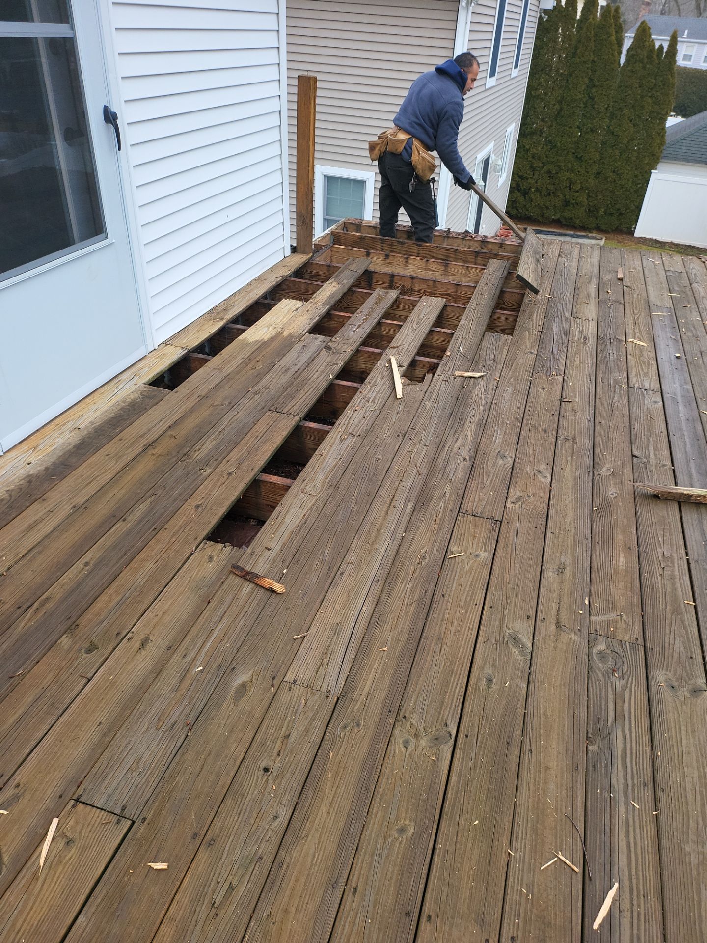 Residential Roofing Installation using Owens Corning TruDefinition Duration Sierra Gray by A Plus Exterior