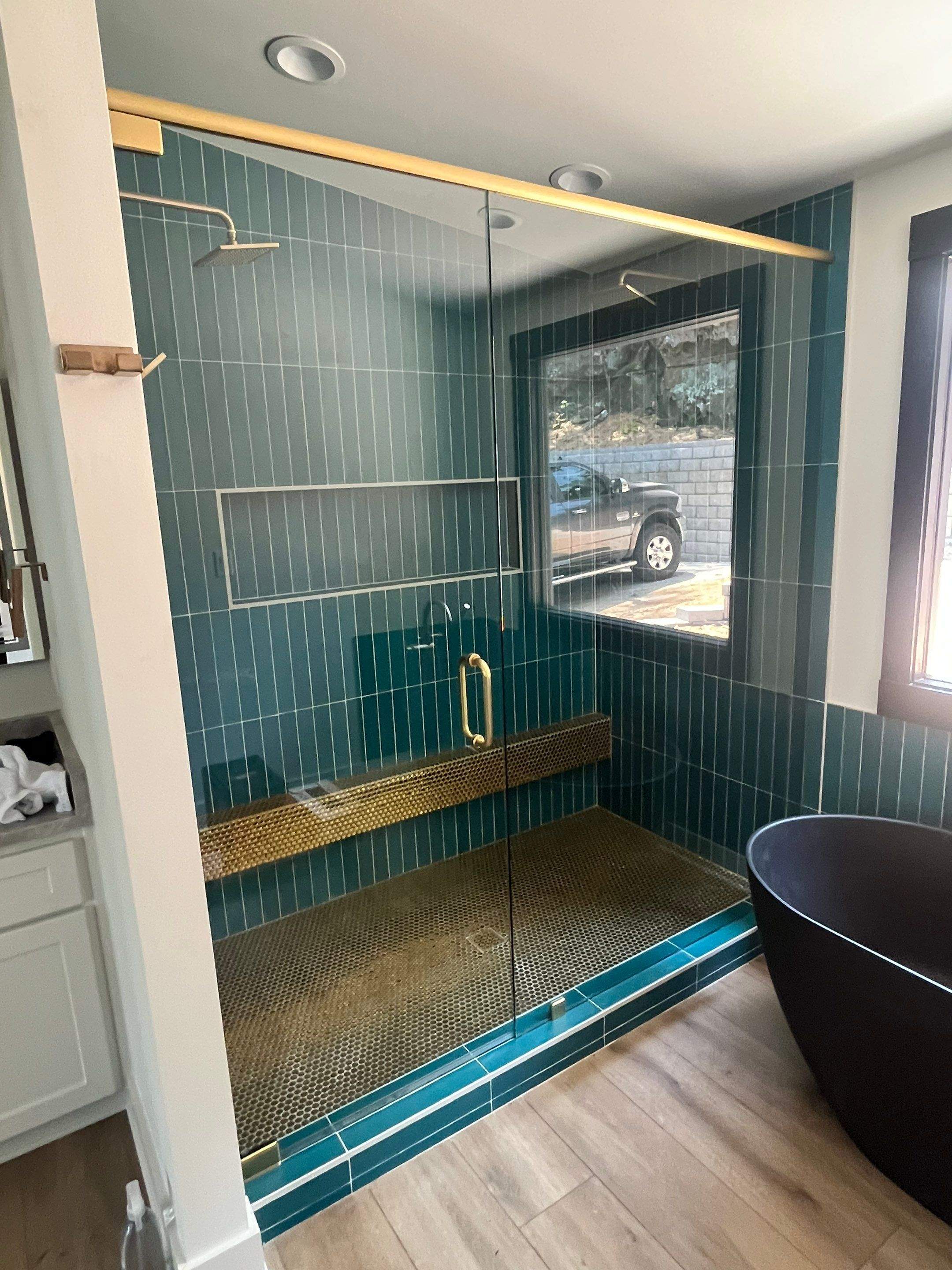 Shower Pictures by Custom Glass Service