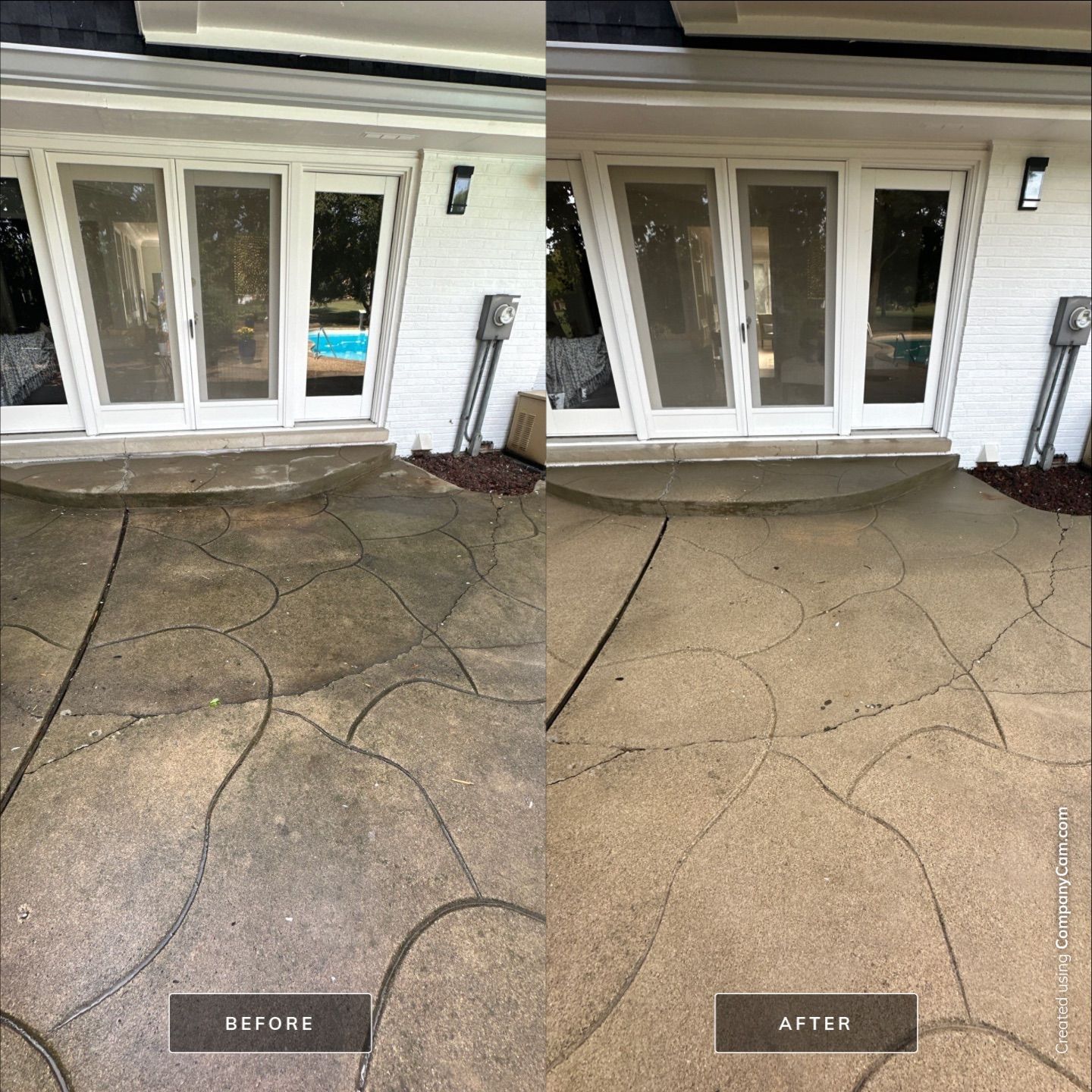 Project in Long Grove by Simmons Power & Soft Washing