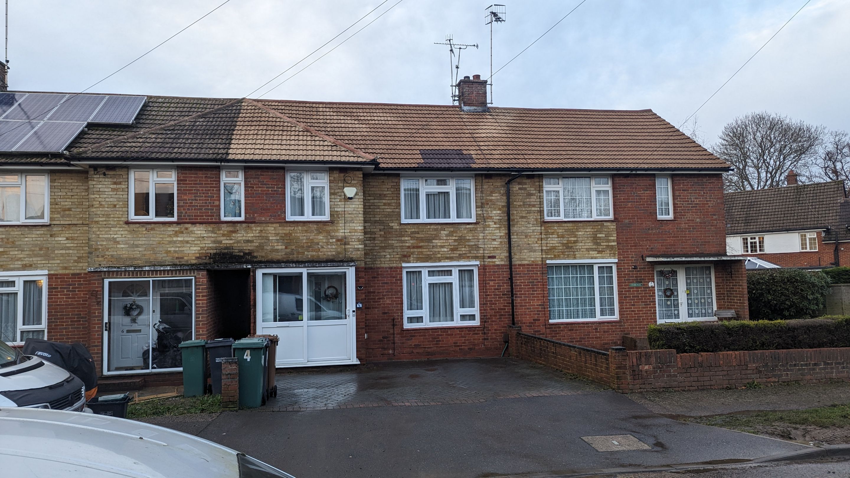 Roof Cleaning and Biocide Treatment using Honda 15lpm Low Pressure Washing Machine by Ges Exterior Cleaning ltd