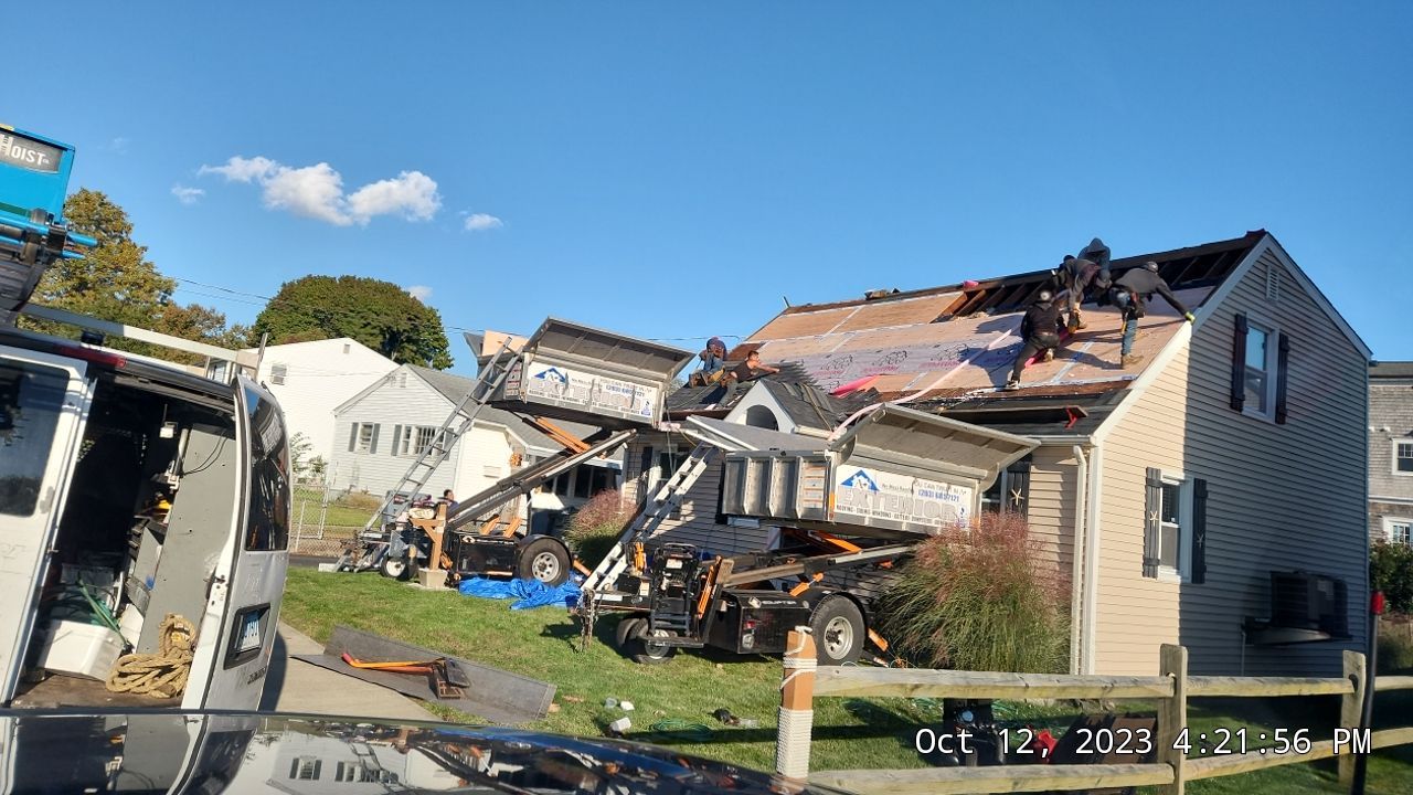Residential Roofing Installation using Owens Corning TruDefinition Duration - Onyx Black by A Plus Exterior