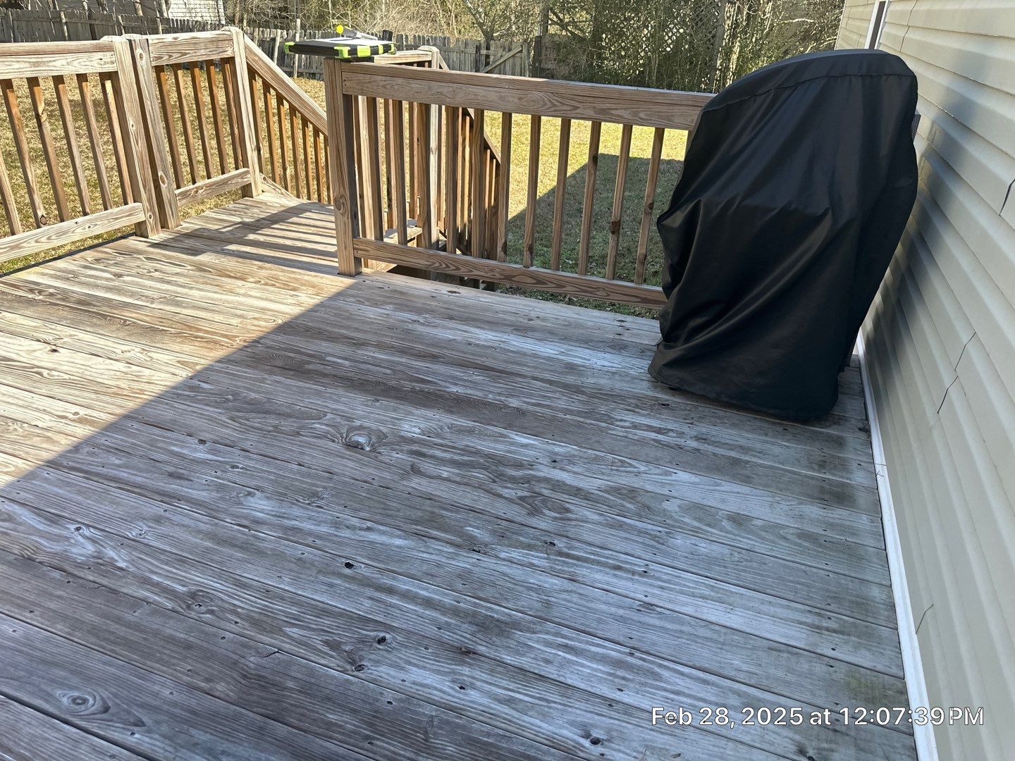 Weathered Deck using Wood Sealant by DuraSeal