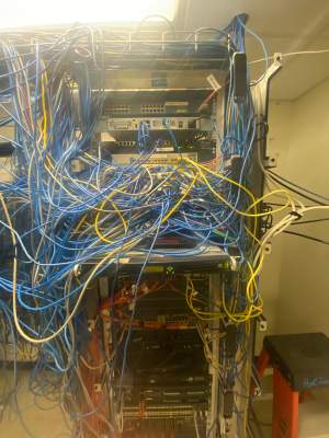 Structured cabling installation by CimaSolutions