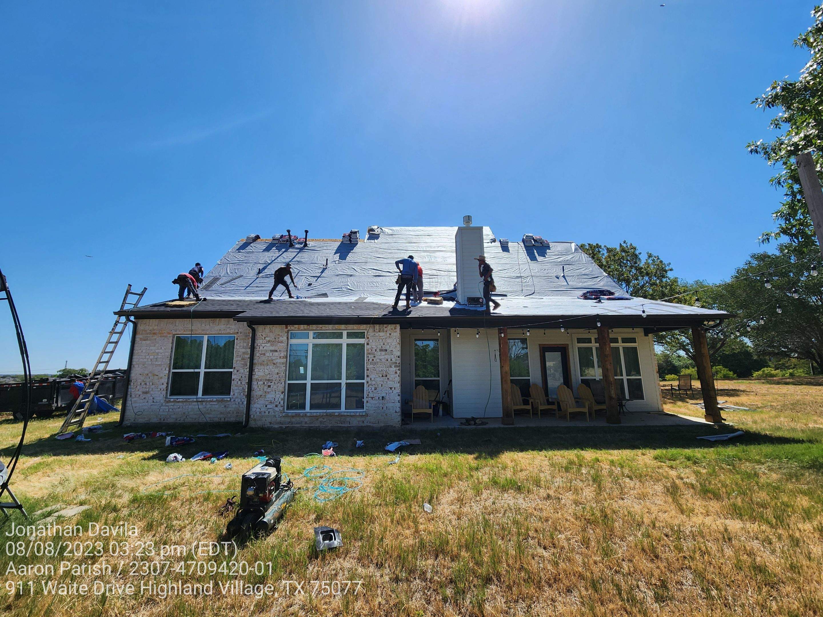 Project in Highland Village by Zeus Exteriors