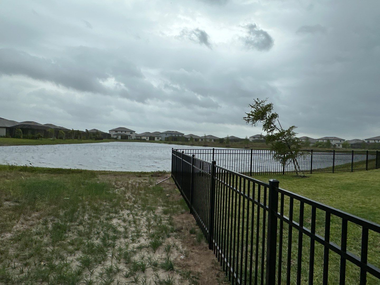 Aluminum Fence Installation using Black 3 Rail Aluminum Fence by Asap fence and gates, LLC