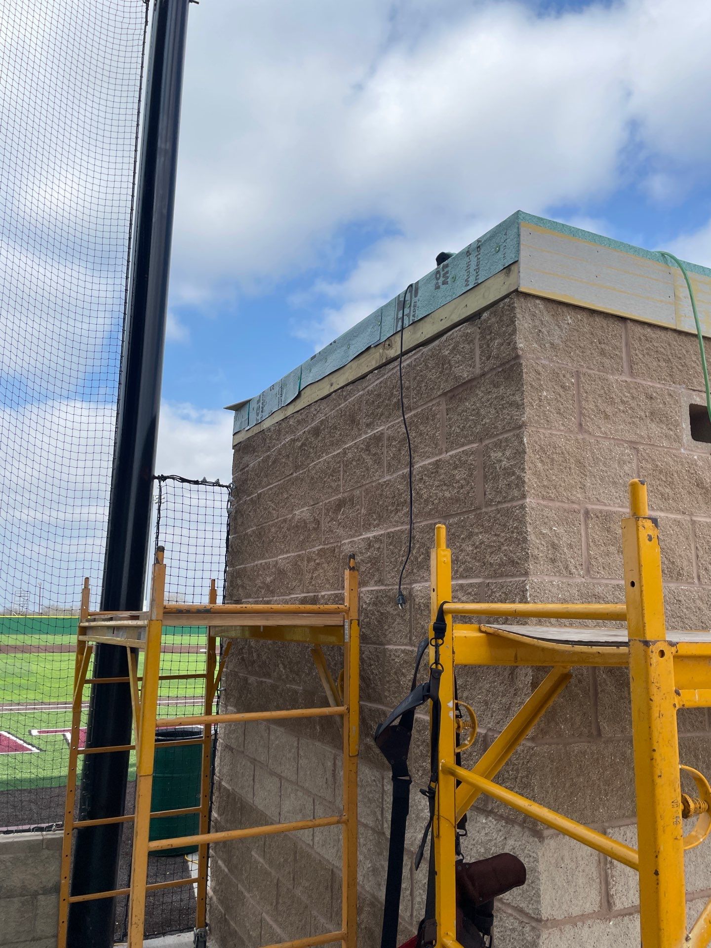 Wildcat Dugout by Bayfront Roofing and Construction