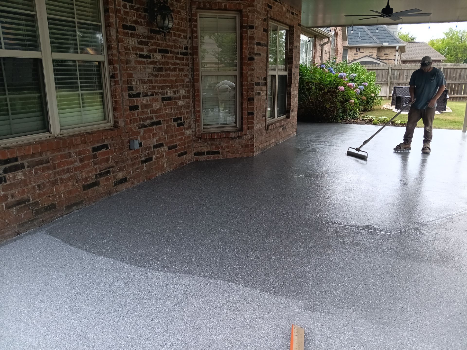 Project in Rogers by Pace X Concrete Coatings