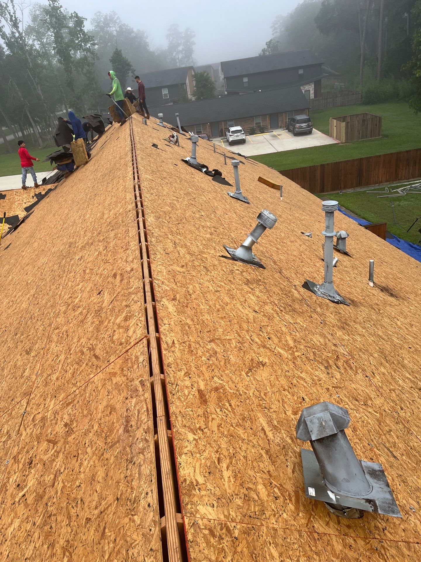 Commercial Roofing Installation using Malarkey Vista Impact Resistant by Roof Concepts Construction
