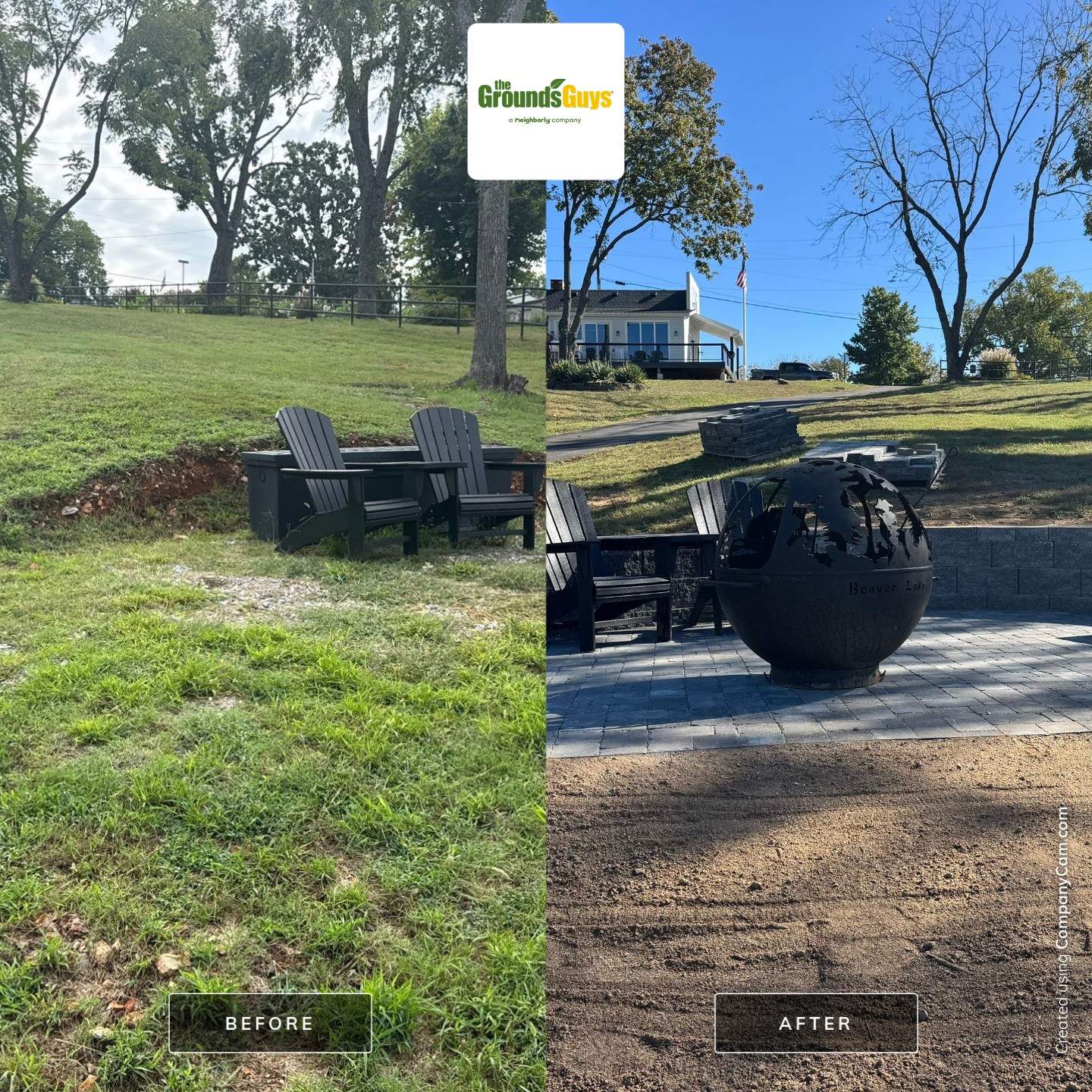 Retaining Wall/Patio Install by GGNWA