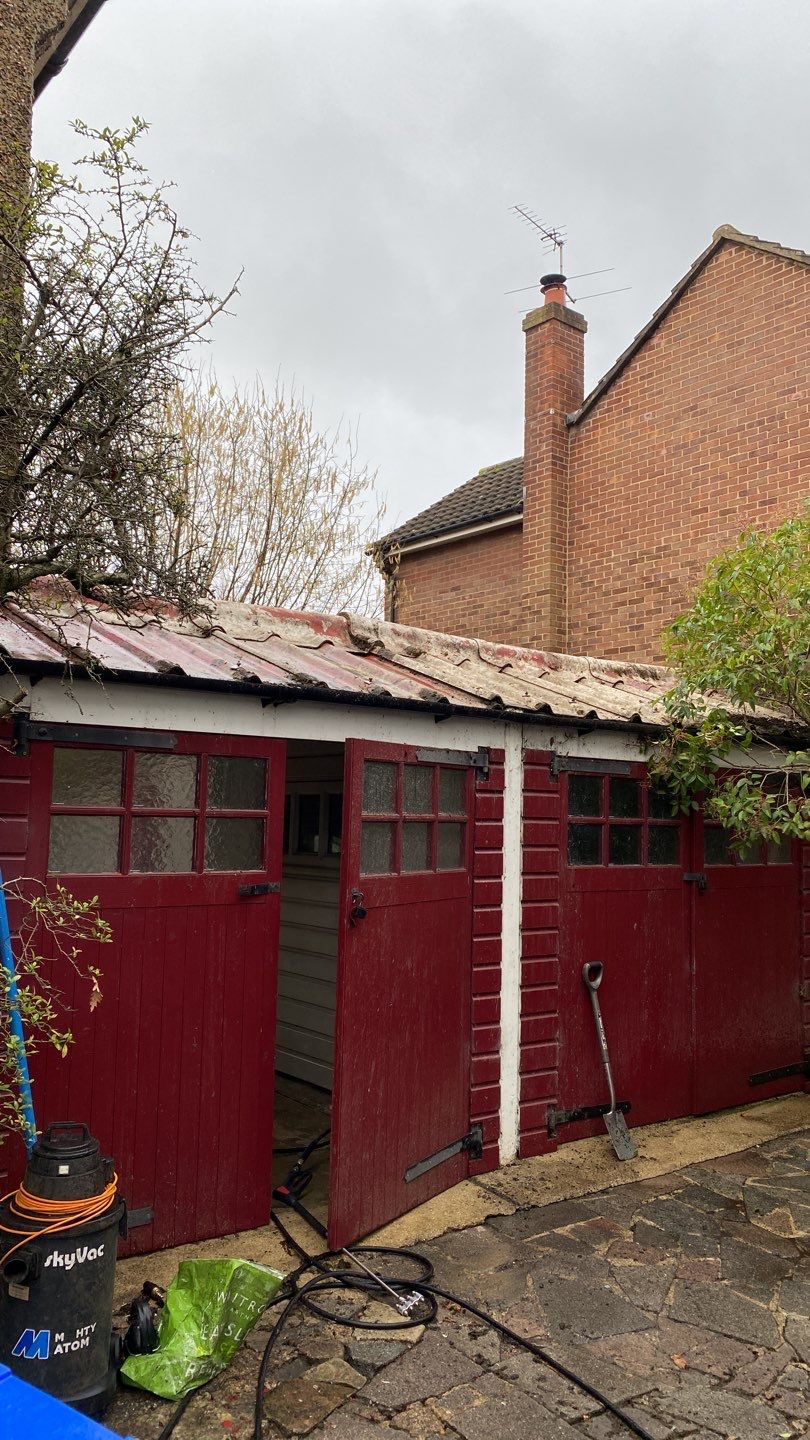 Driveway And Patio Clean using honda 21 ltr/min by Ges Exterior Cleaning ltd