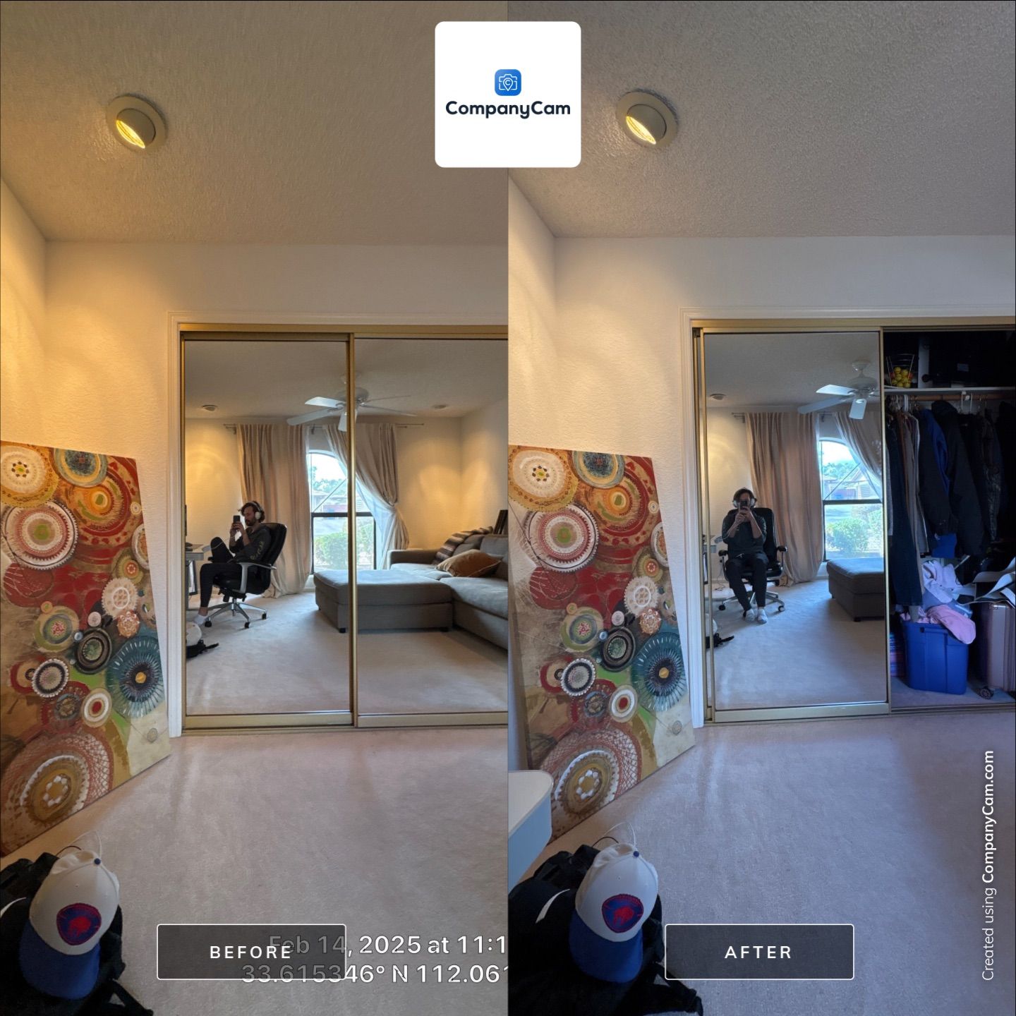 Furnace Installation using james hardy by CompanyCam Sales Demo