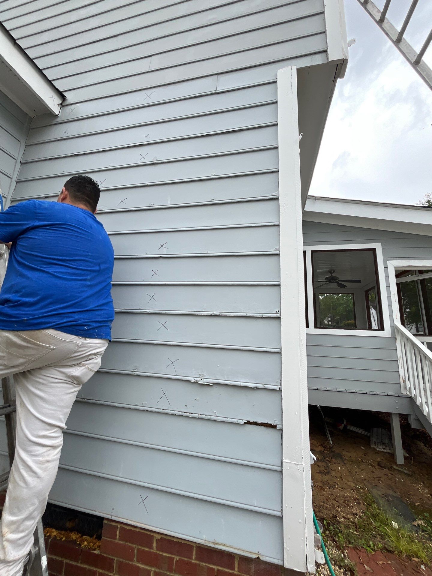 Exterior Painting and Carpentry Repairs by GonzalezPainters & Contractors Inc 