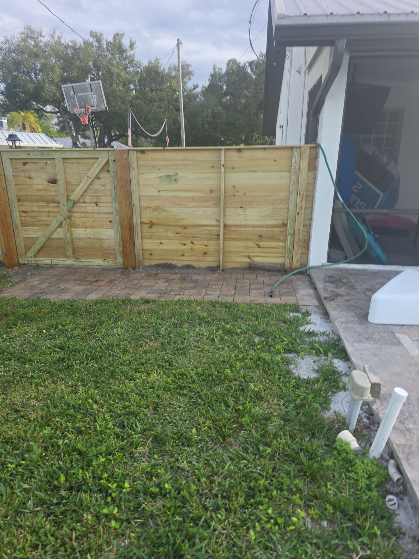 Horizontal Wood Project in Fort Myers by True Fence LLC