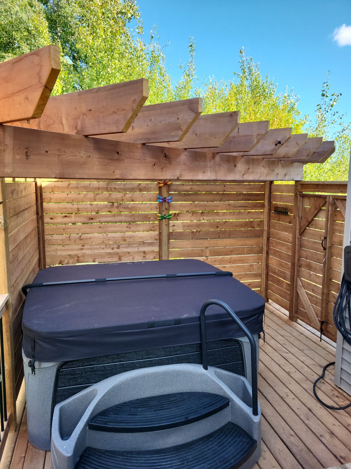 Deck Installation using New wood decking by Bobby Built
