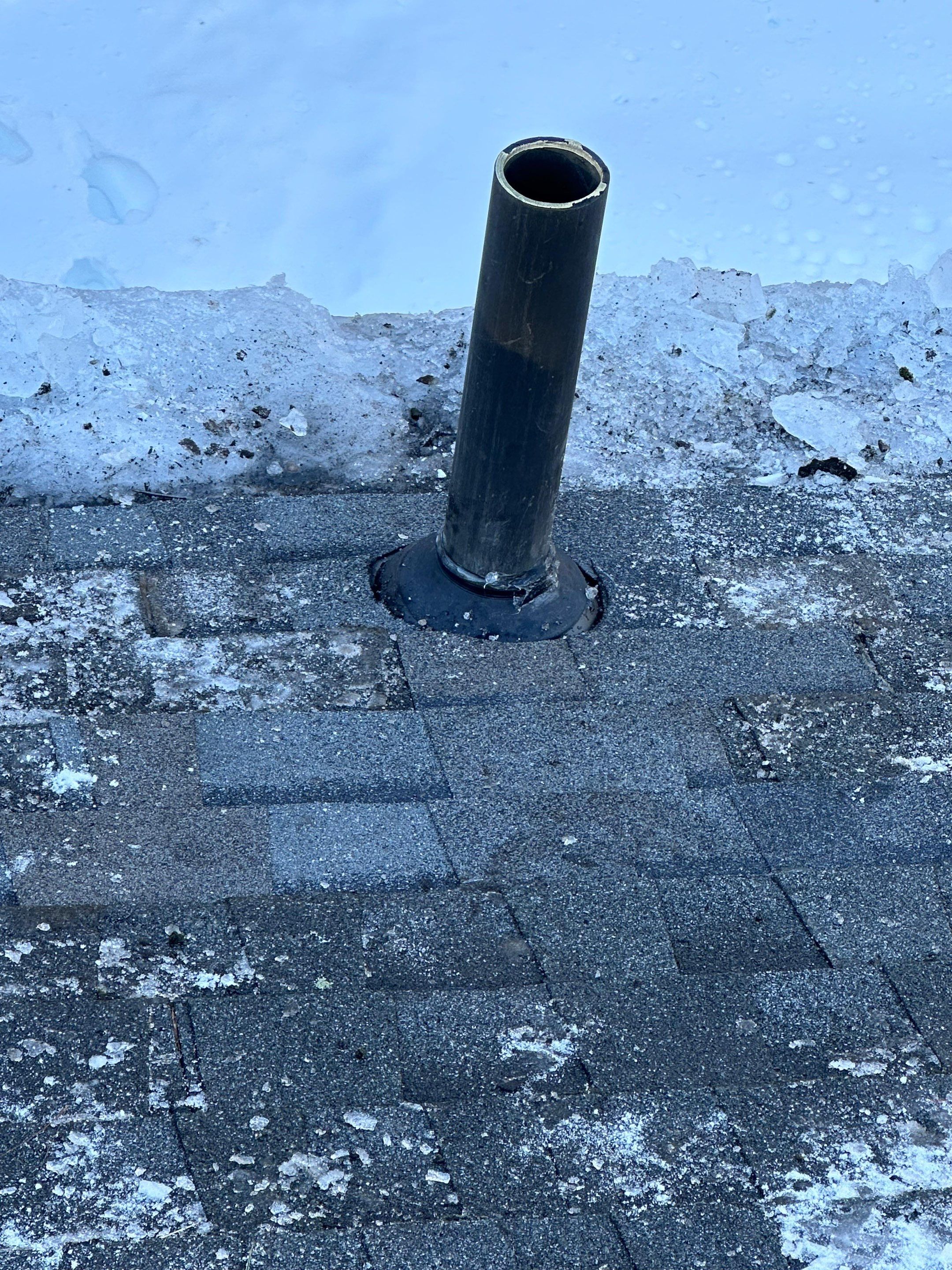 Pipe Flashing Replacement & Ice Removal in Westford by Mighty Dog Roofing of Greater Middlesex County
