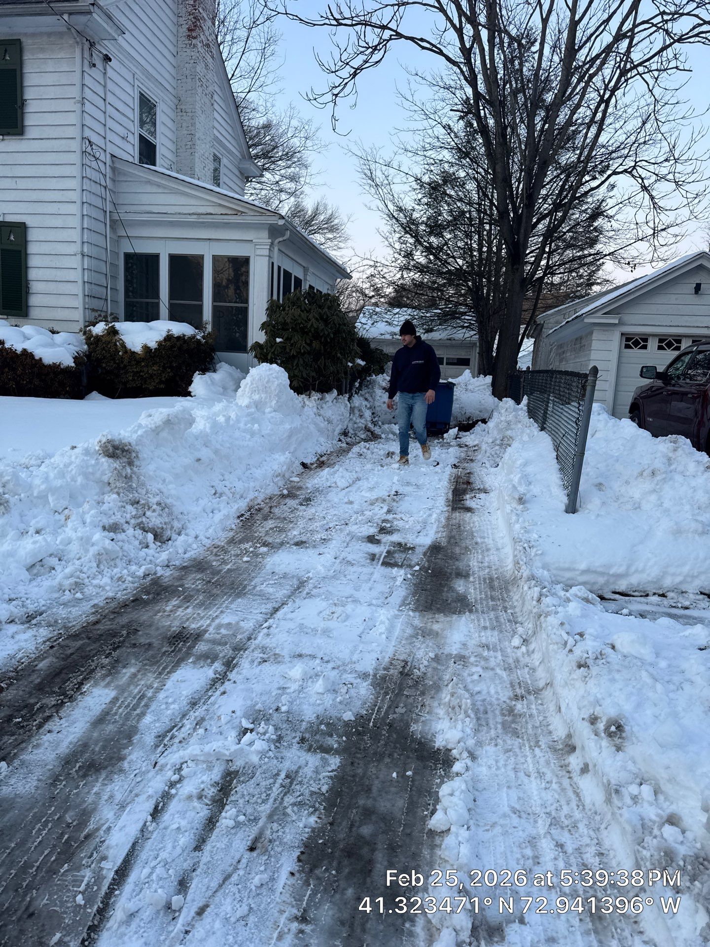 Residential Snow Removal in New Haven, Connecticut by Diamond Image LLC