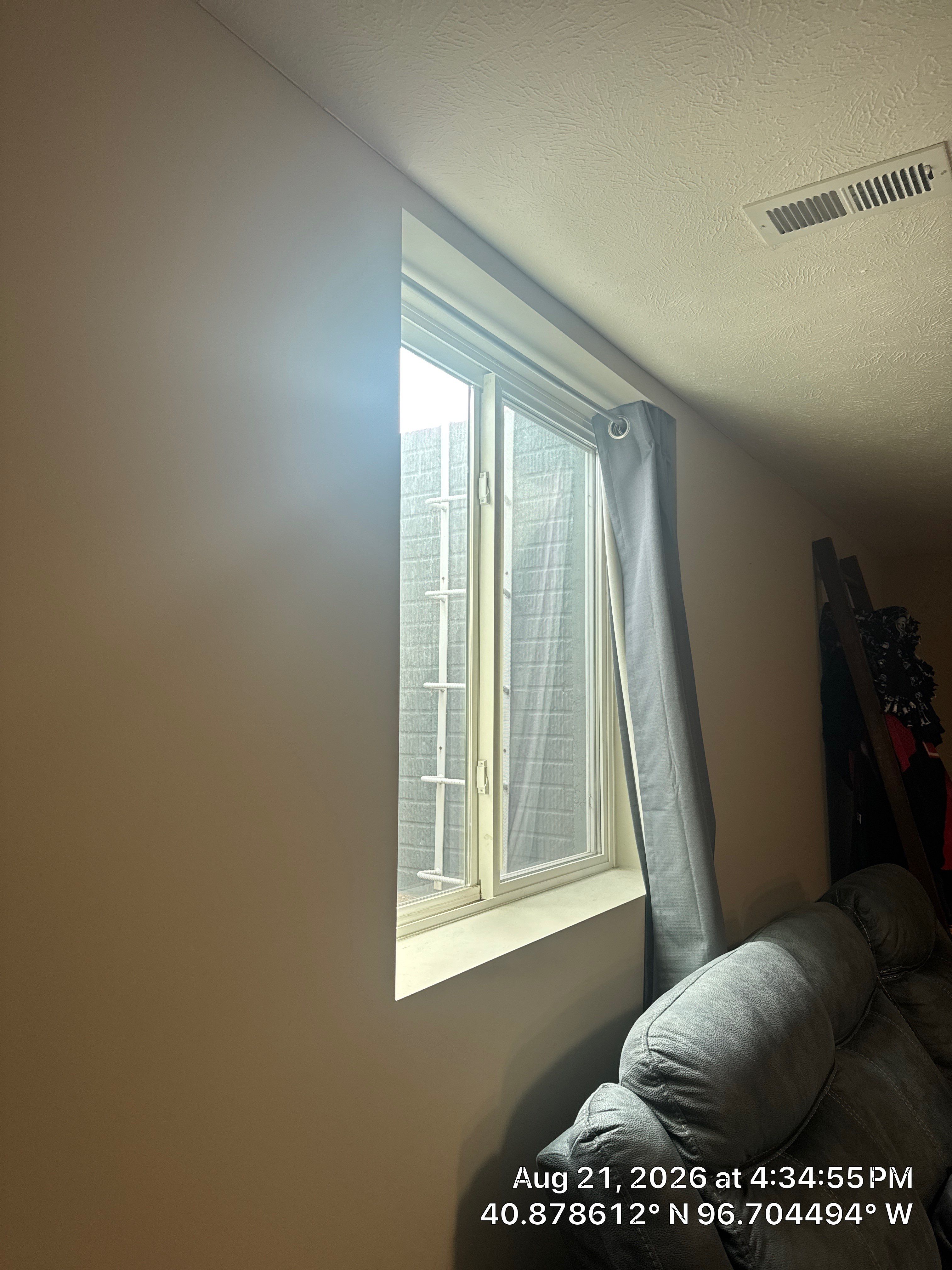 Basement Egress Window and Interior Water Damage Assessment in Lincoln by CompanyCam Sales Demo