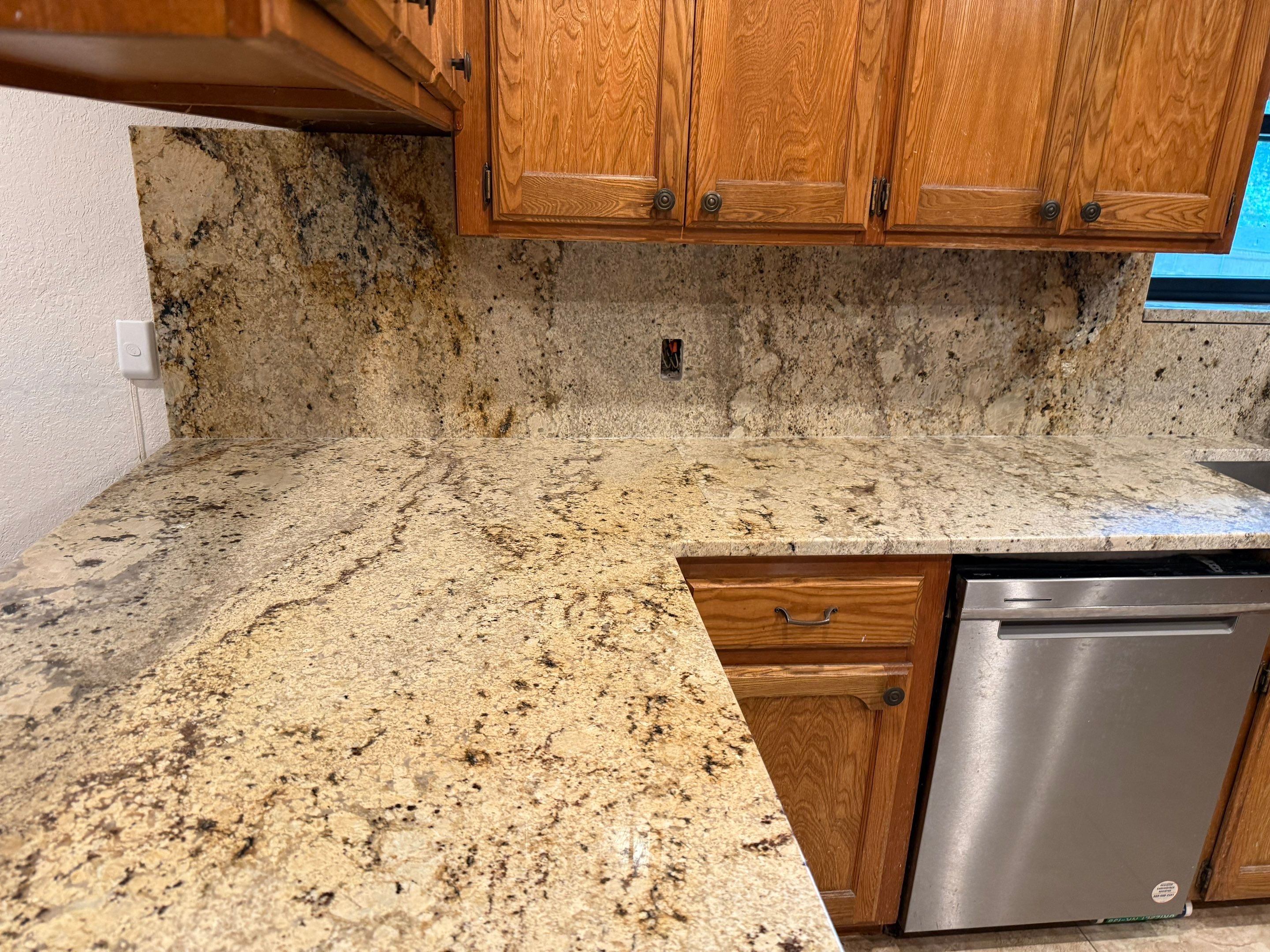 Granite Countertop and Full-Height Backsplash Installation in Washington by TNT Countertops