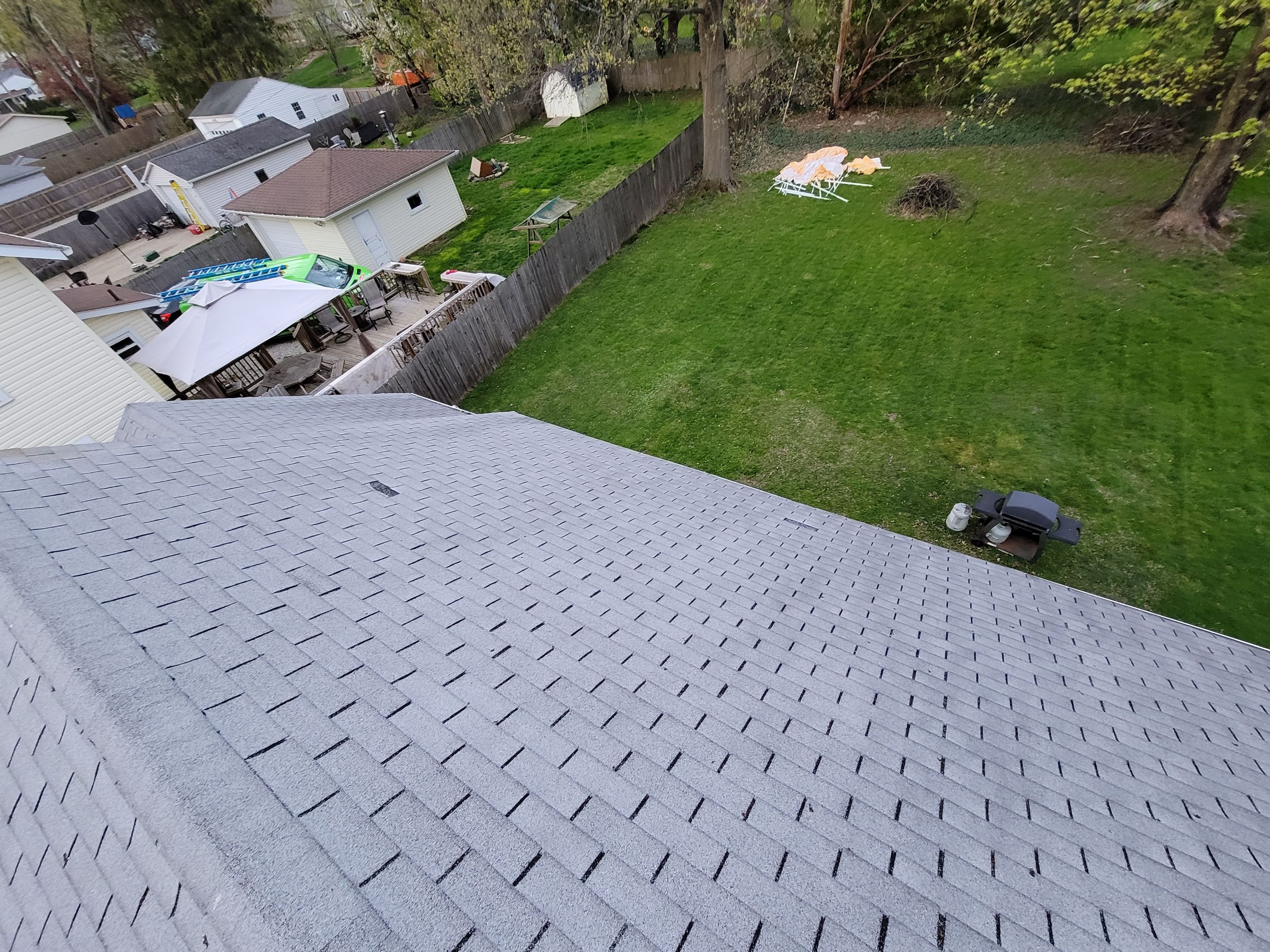 ATLAS PINNACLE SCOTCHGARD COLOR: PEWTER DRIP EDGE: BLACK by Eagle Eye Roofing