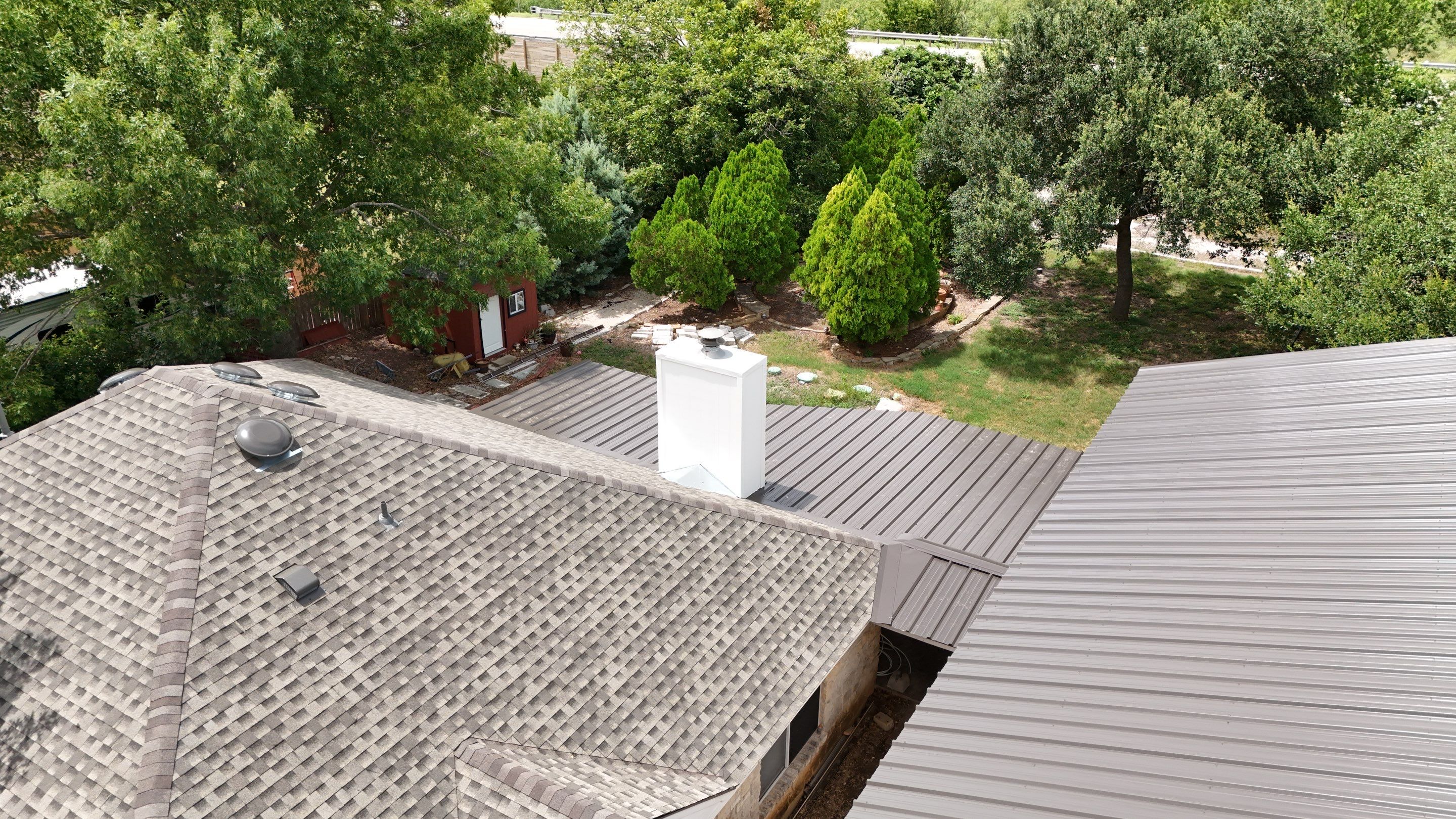 Residential Roof Replacement using GAF - HDZ - Weathered Wood by Action Exteriors Austin