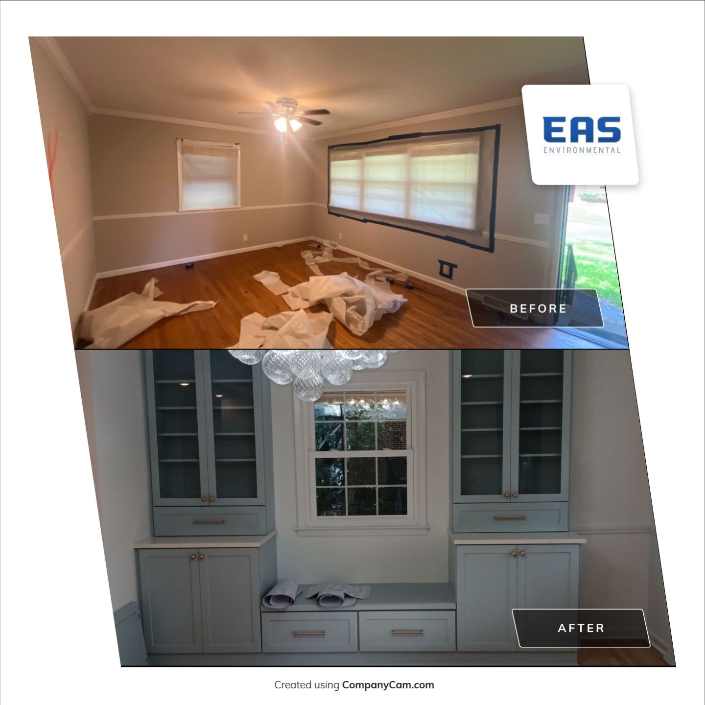 Mold Remediation, Friable Abatement, Non ACM Demo and Crawlspace by EAS Environmental, LLC.