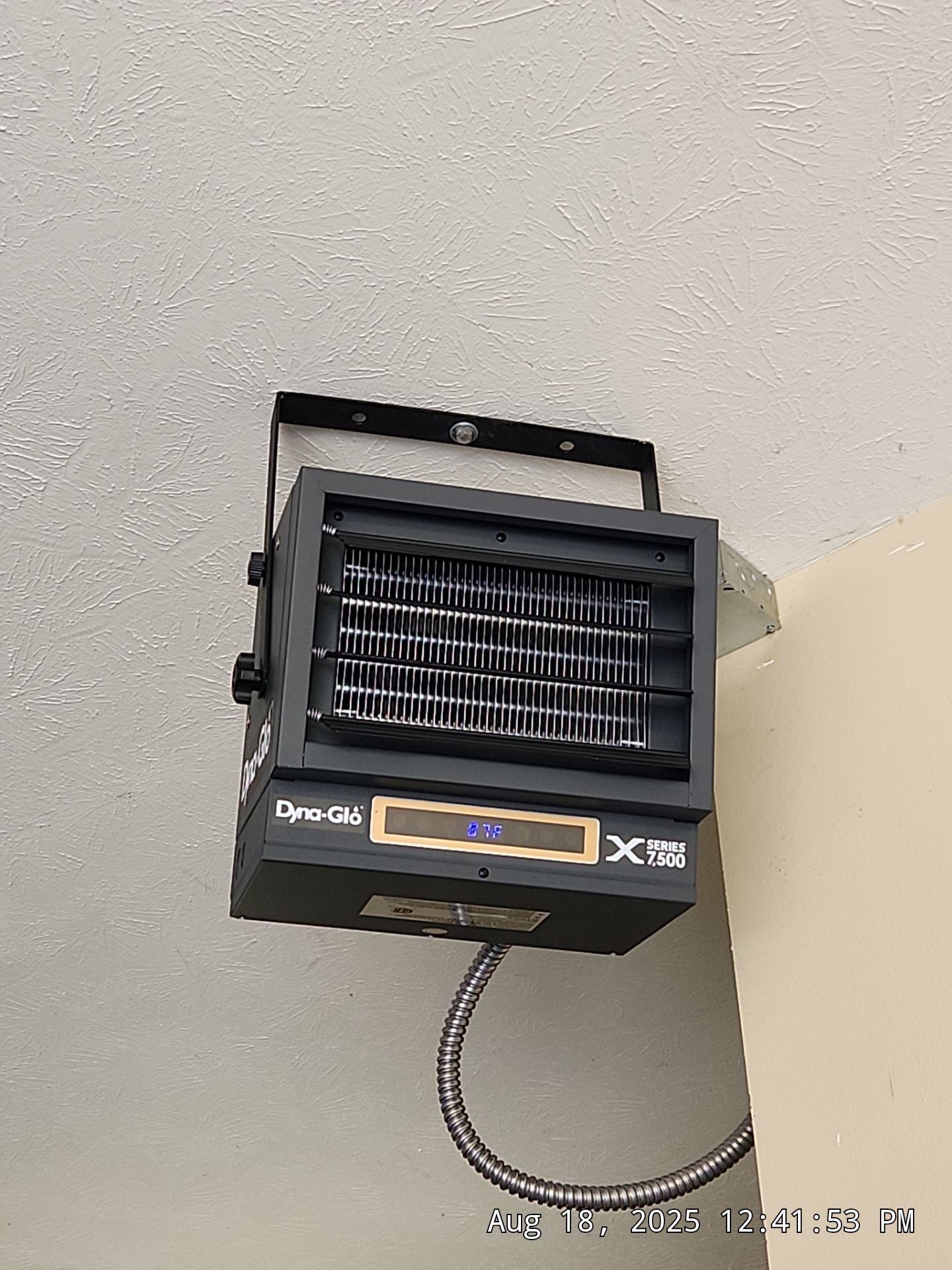 Installed Garage Heater