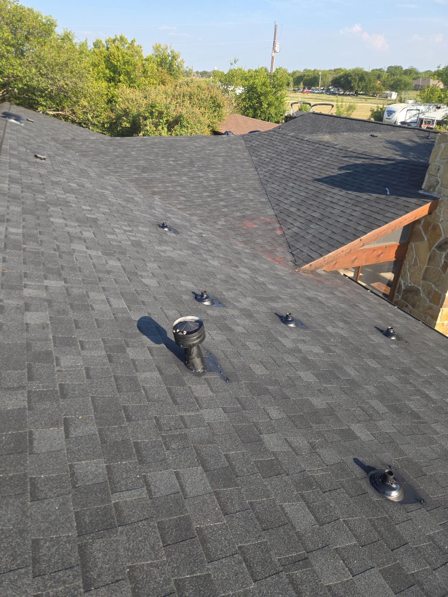 Project in Justin by Lonestar Roofing and Restoration LLC.