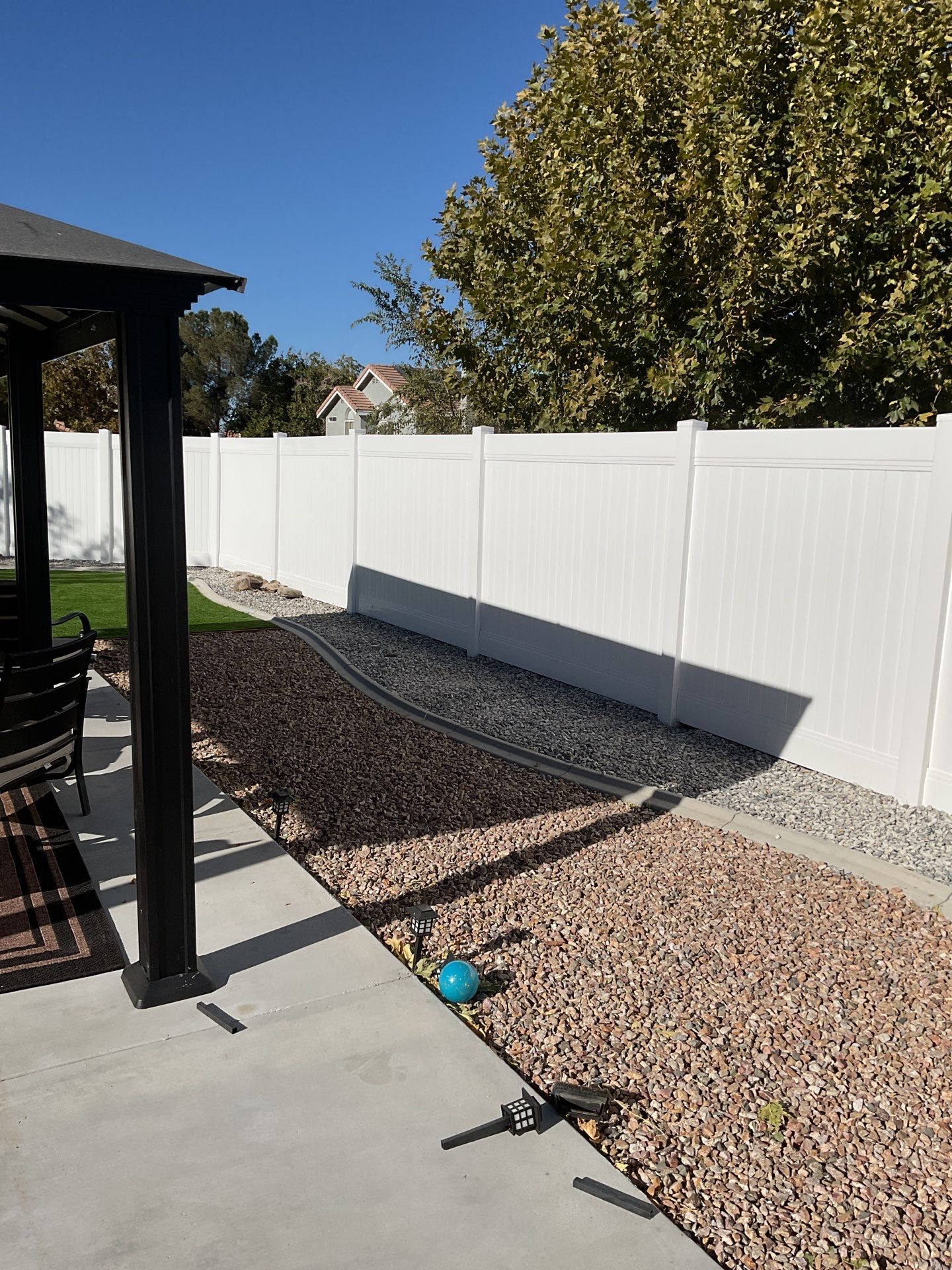 Fence Installation using Vinyl by Fence Guys Inc.
