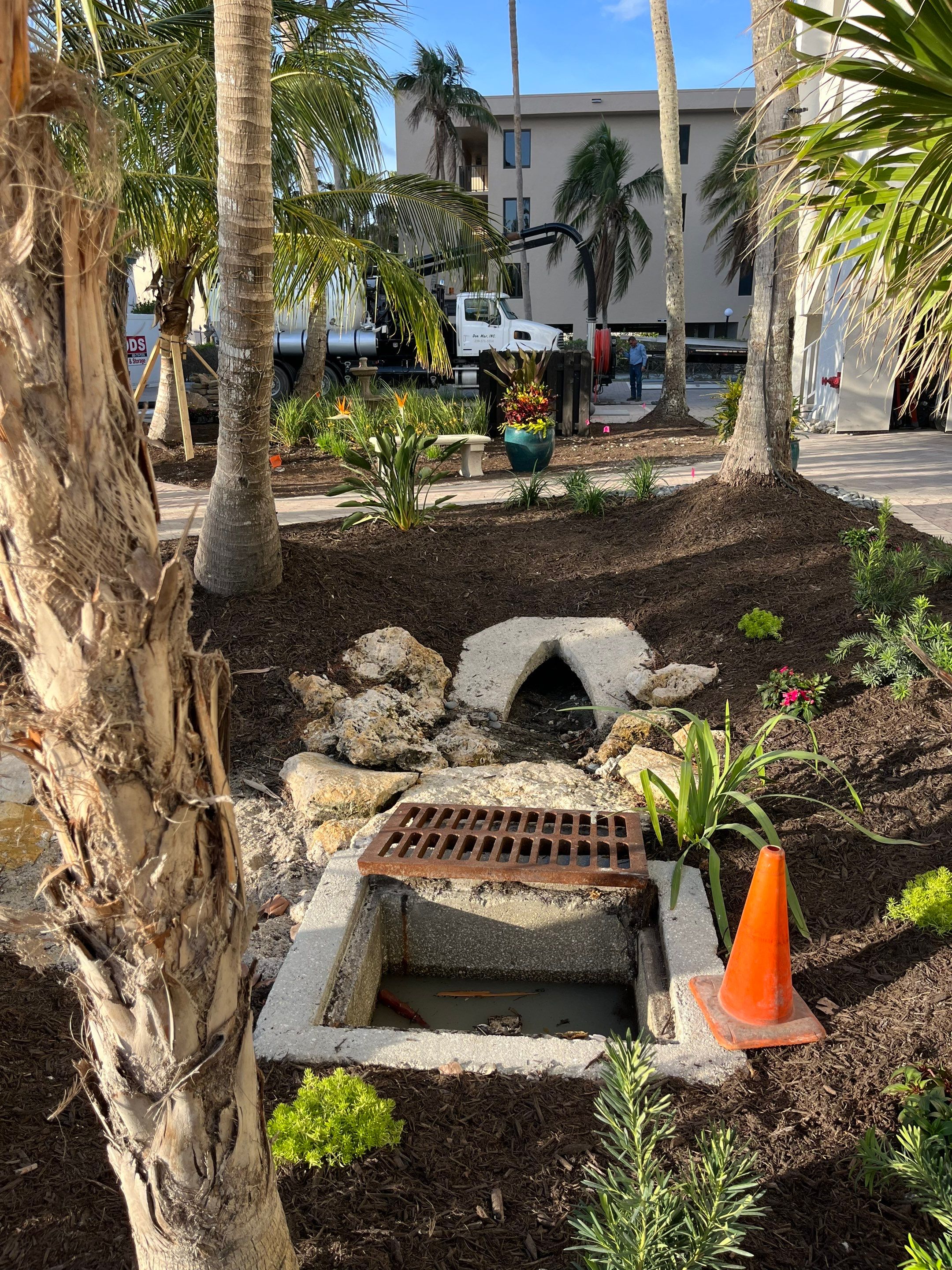 Condo Storm Water System Cleaning and Maintenance After Hurricane Ian by Don Mar, Inc. Storm Water Solutions