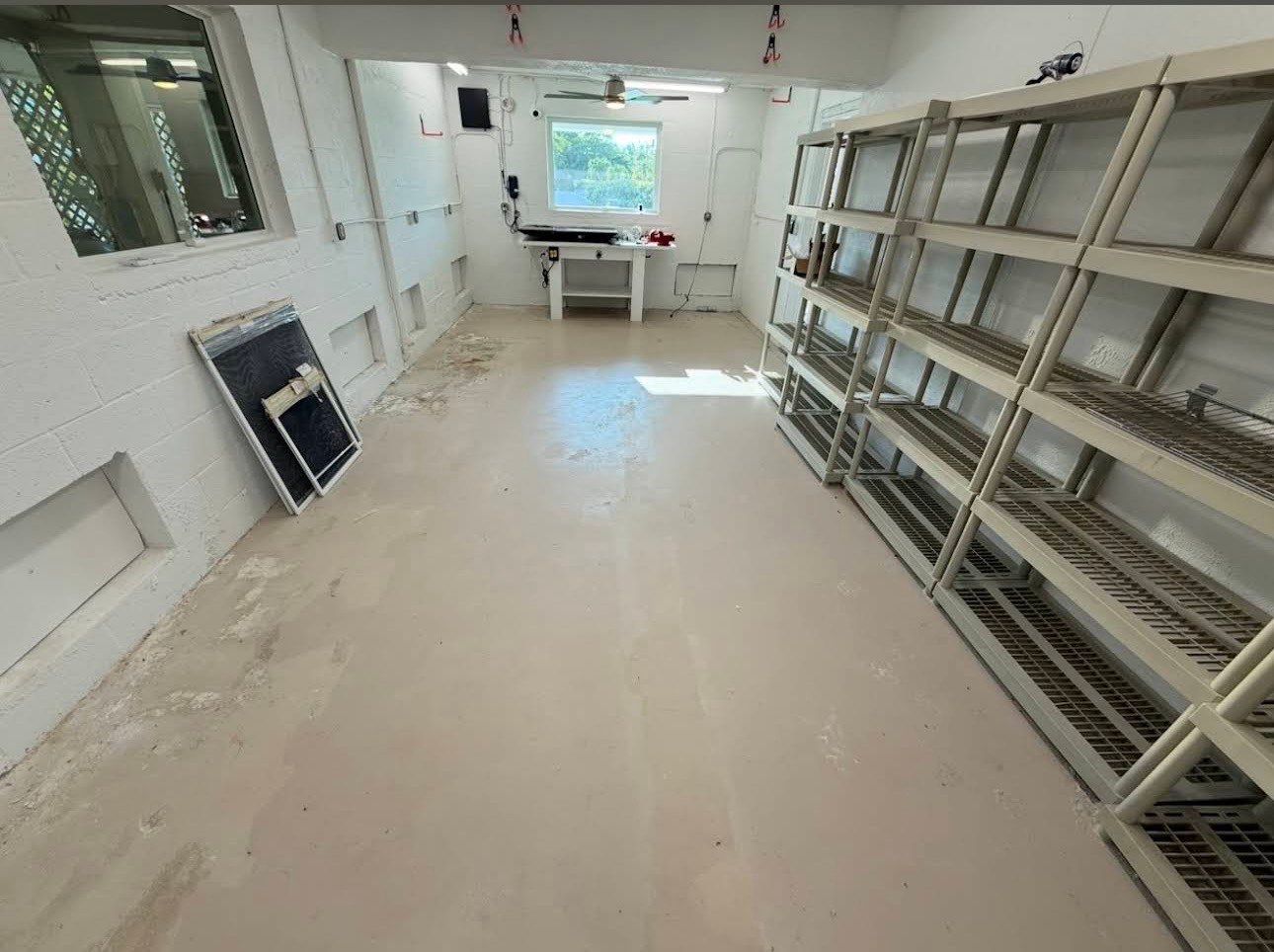 “Orbit” Tackle Room Project in Duck Key, FL by Tropical Epoxy Coatings & Creations LLC