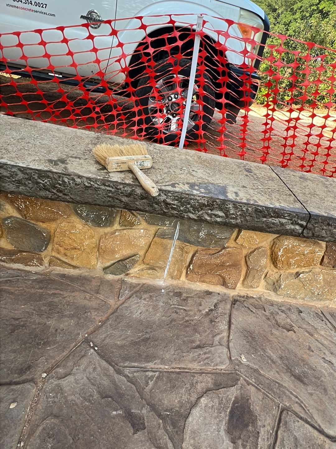 Stamped Concrete Pavilion Slab by Xtreme Concrete Services