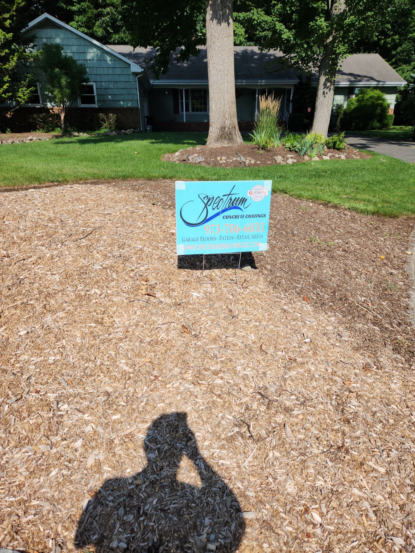 Garage Floor Coating and Crack Repair in Ramsey, New Jersey by Spectrum Painting, LLC