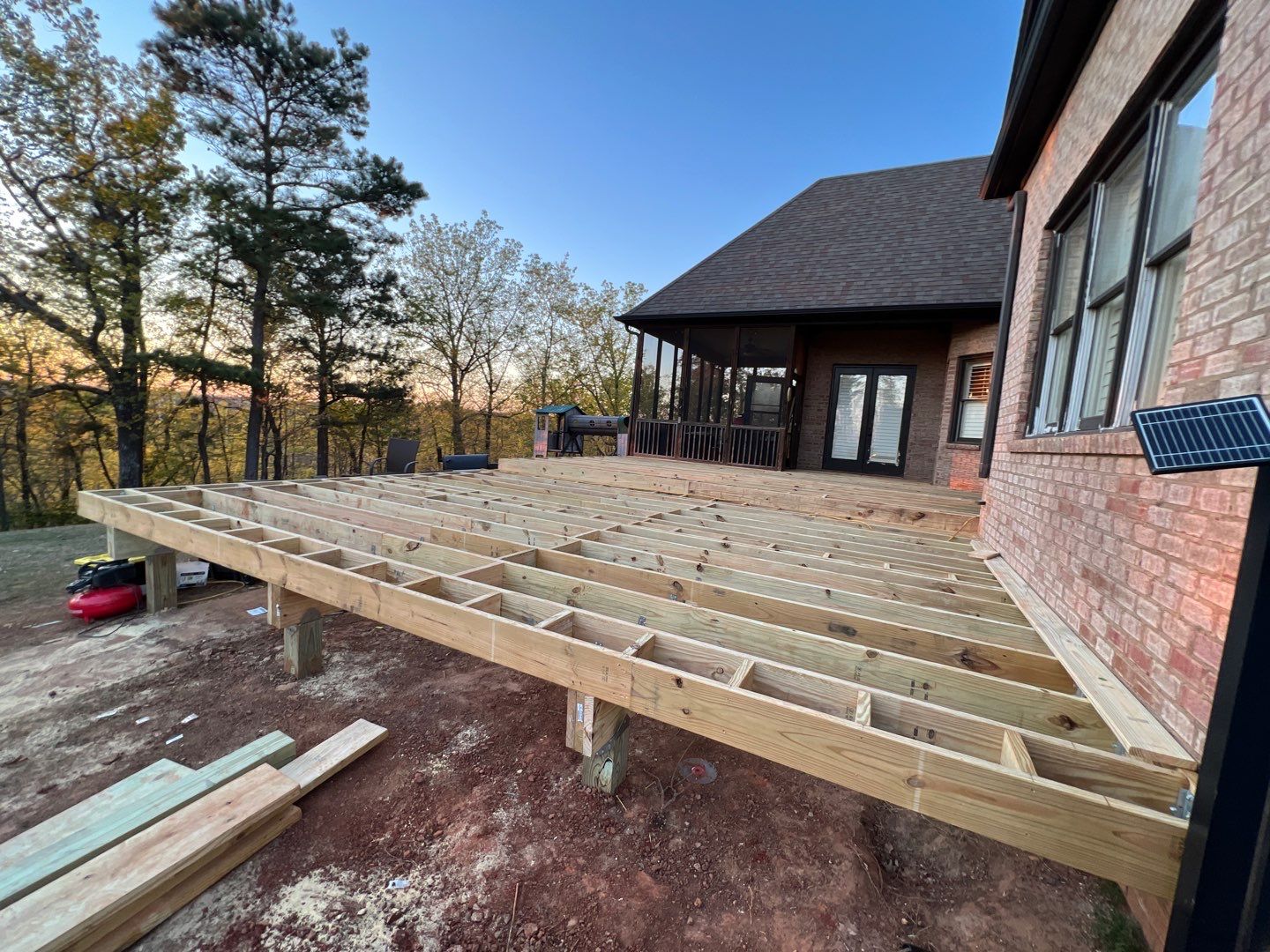 Scout Ridge - Deck Installation  by Pillar and Pine