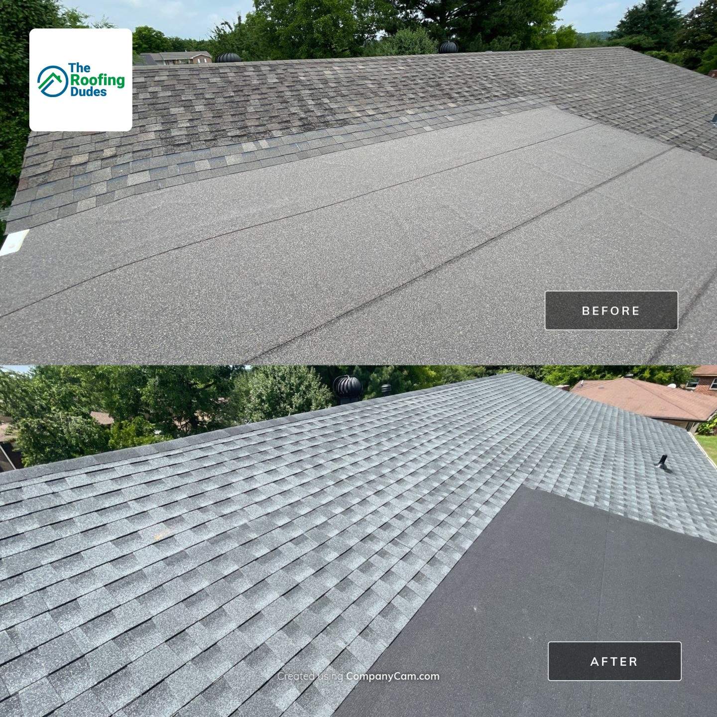 Residential Roofing Installation using Architectural Shingles by The Roofing Dudes