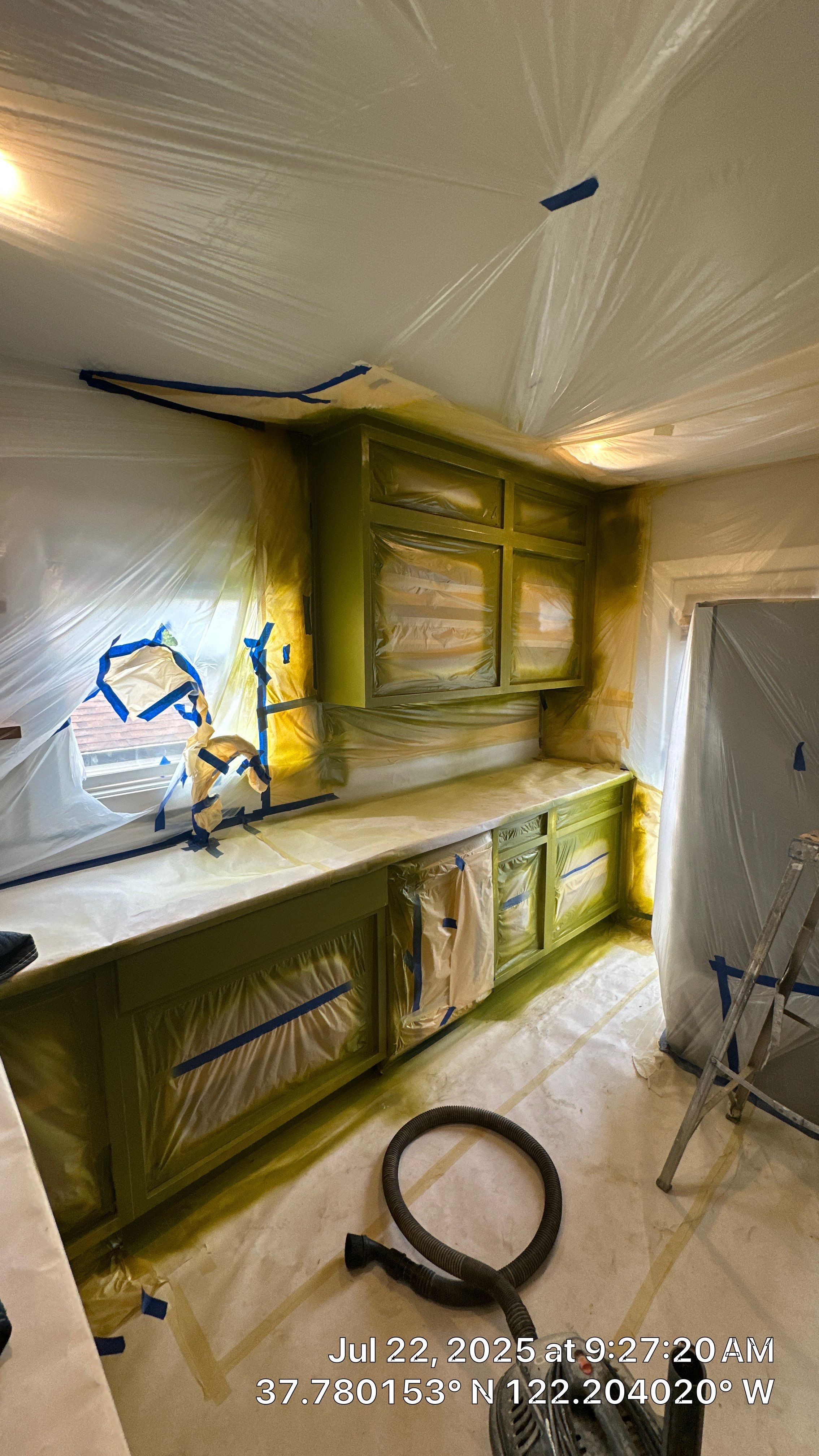 Custom Cabinet Painting  by Herrera’s Bay Area Painting inc.