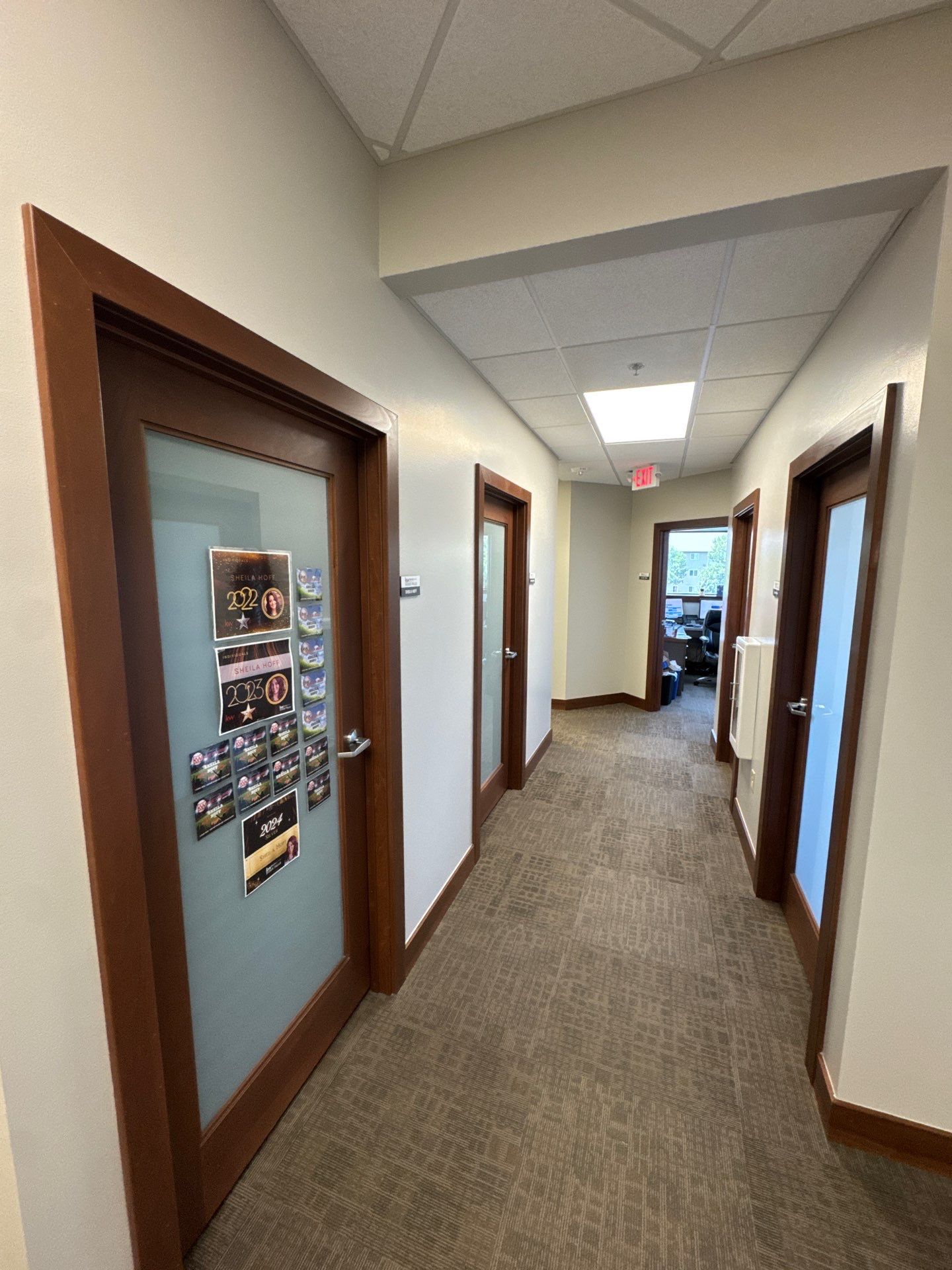 Commercial Office Interior Remodel and Modern Suite Refresh in Sioux Falls by Select Painting, Coatings & Garage Cabinets