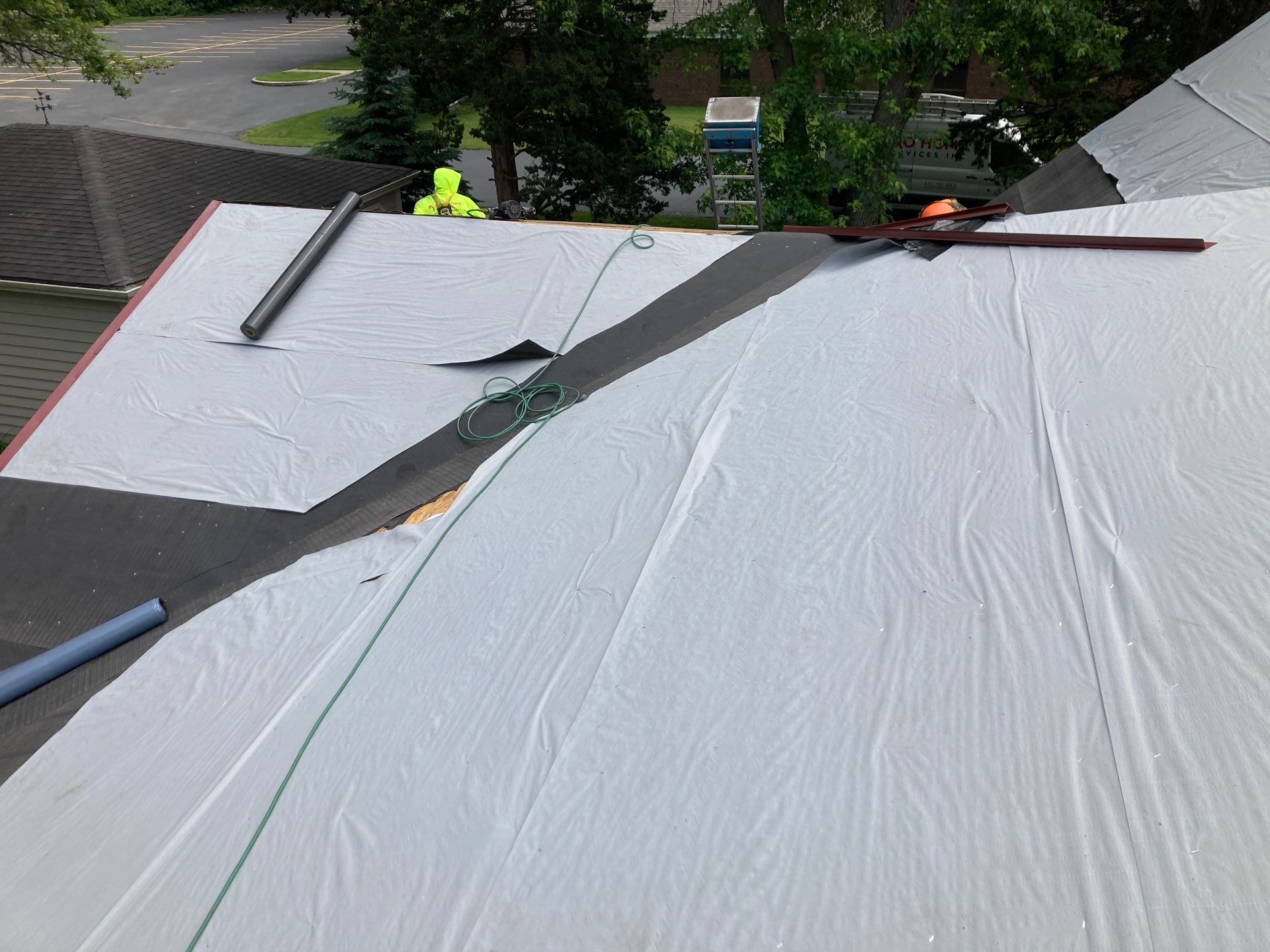 Roof replacement- Malarkey Vista color Hether by Pro Home Services Inc