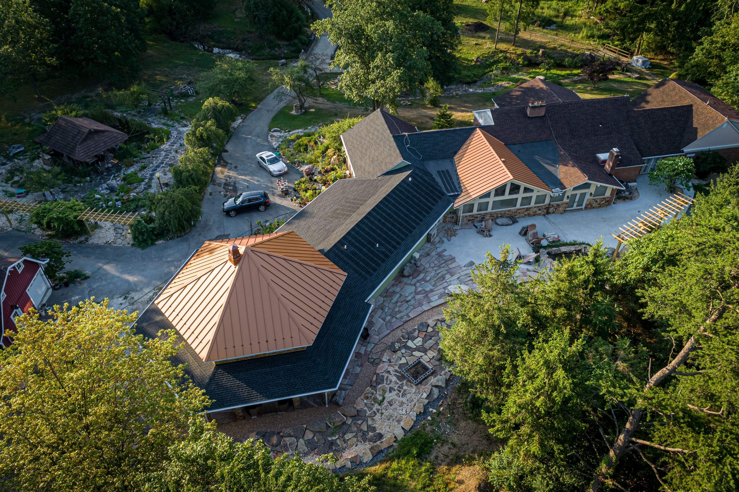 Metal Roof-copper penny by Esh Builders