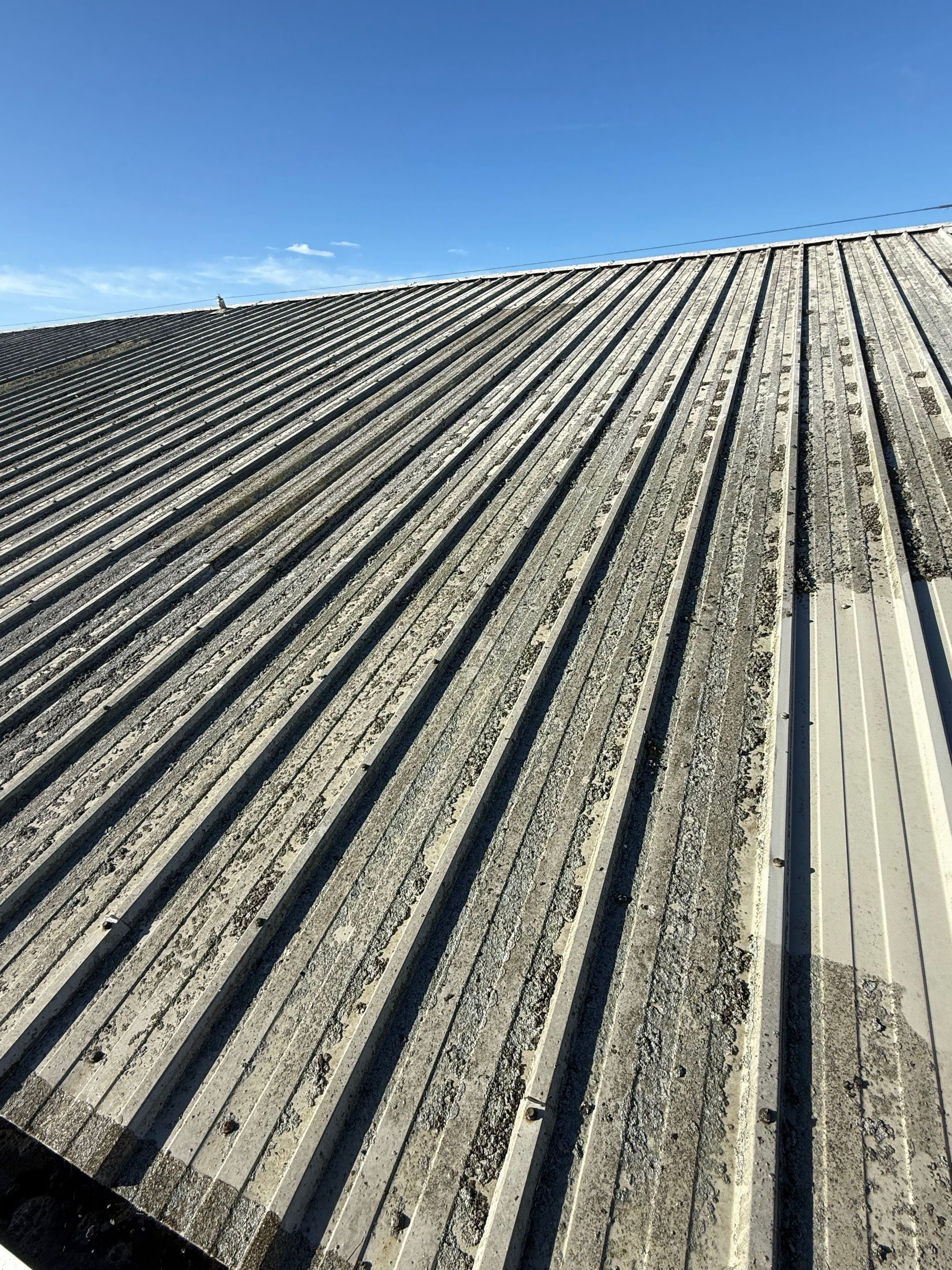 Warehouse Cladding and Roof Clean by Ges Exterior Cleaning ltd