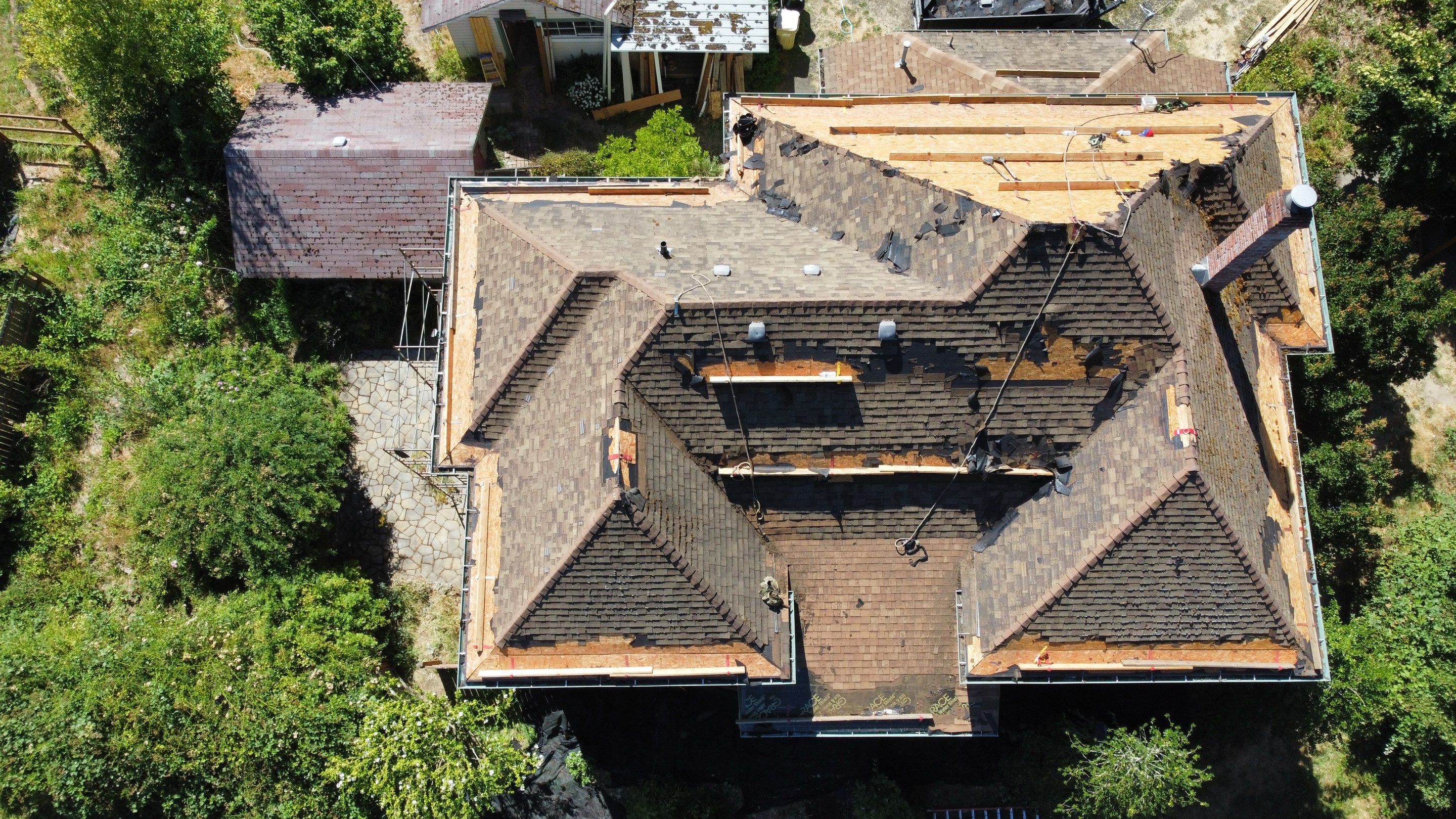 Residential Roofing Installation using Malarkey Vista AR Shingles by Orezona Building & Roofing Company, Inc.
