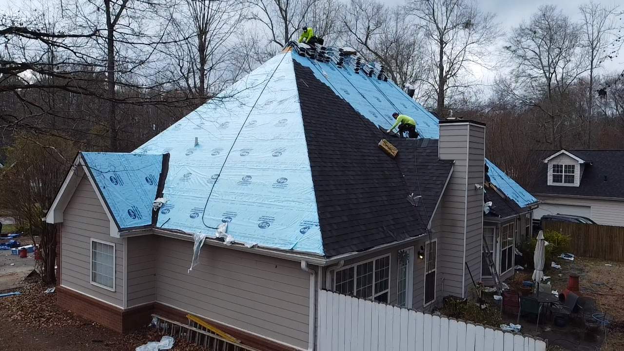 Residential Roofing Repair using asphalt shingle roofing by Galian Roofing LLC