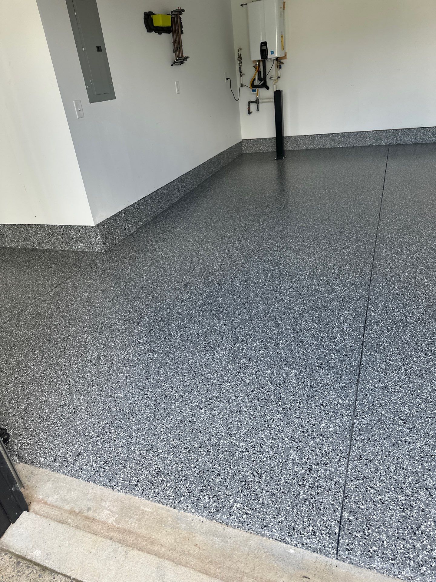 Garage Floor Coating using Wombat by My Garage Floor Guys