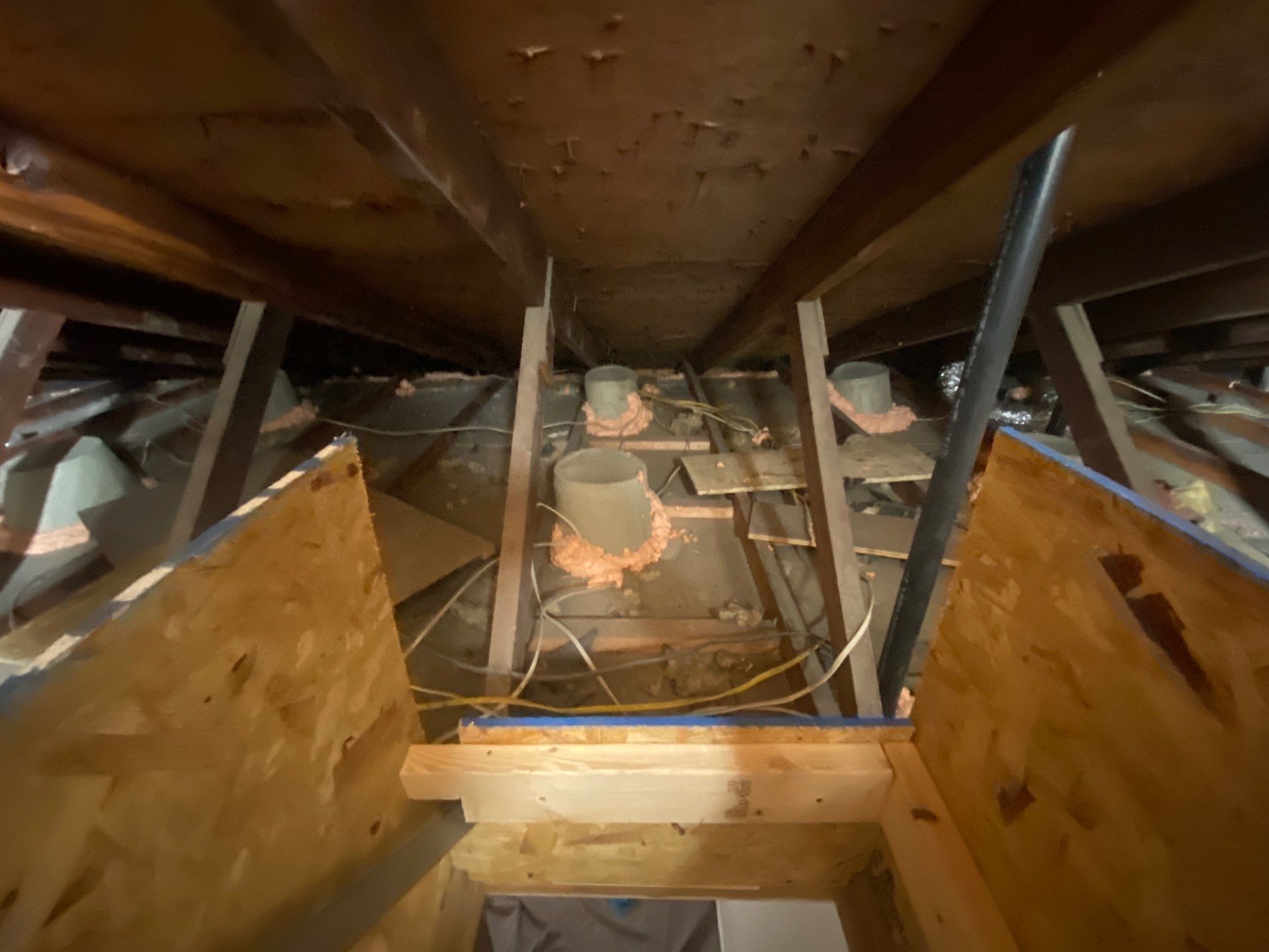 Stopping major attic air loss in Coraopolis, PA 15108 by Home Environment Solutions