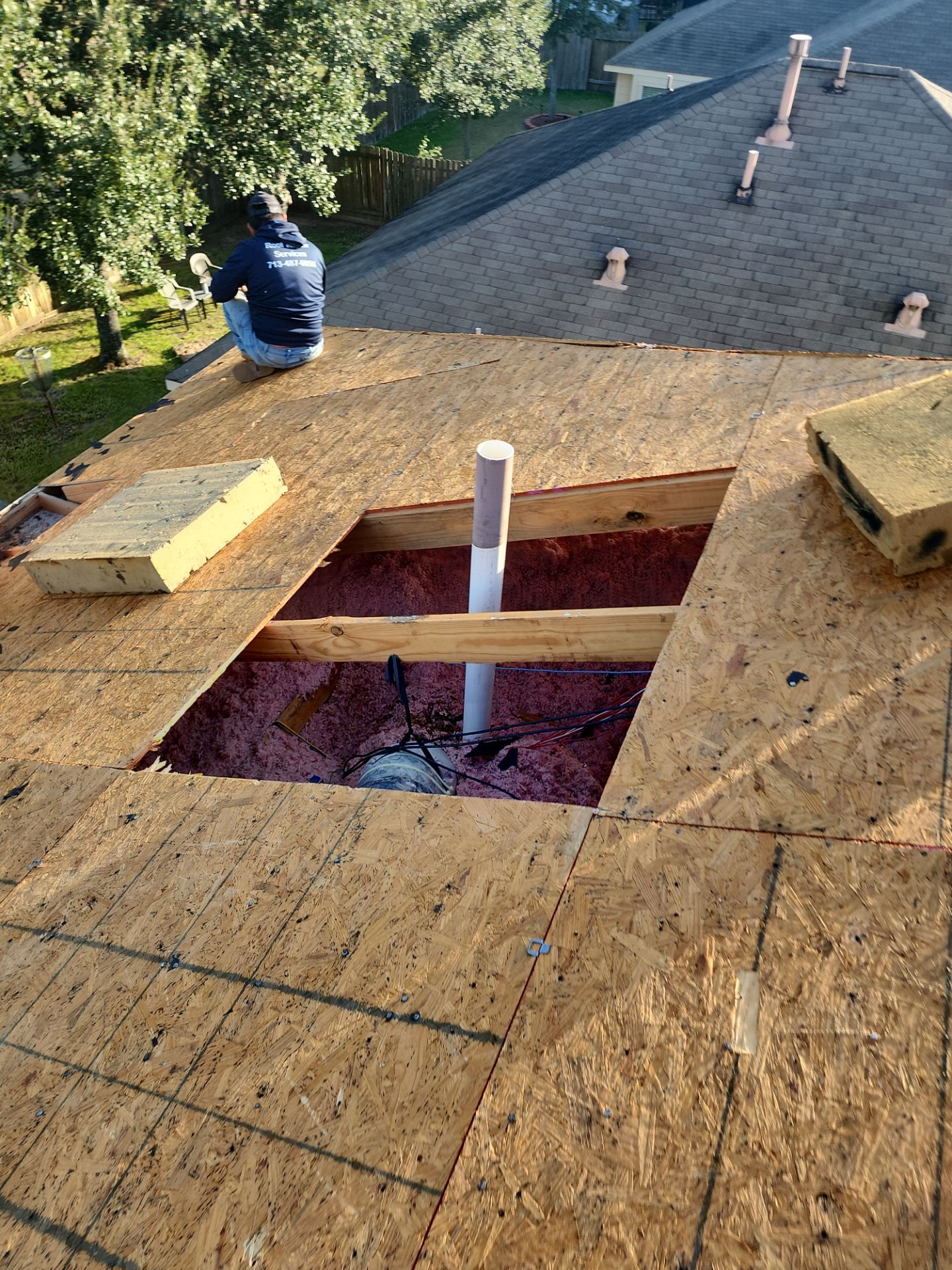 Residential Roofing Installation using Owen's Corning Duration (Lifetime) Shingles by Roof Repair Company
