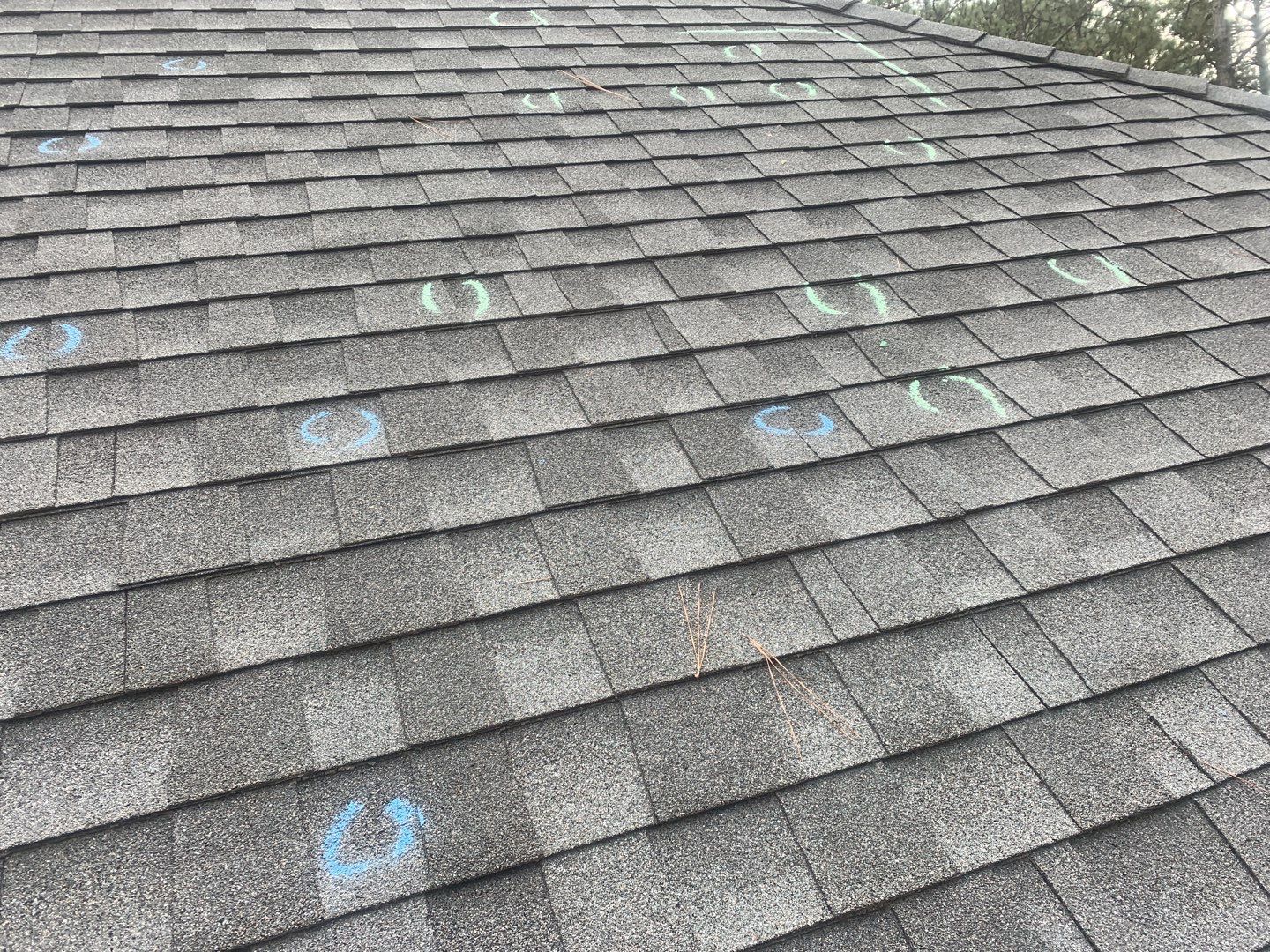 Hail Damaged Inspection / Repair / Re roof by American Roofing NC