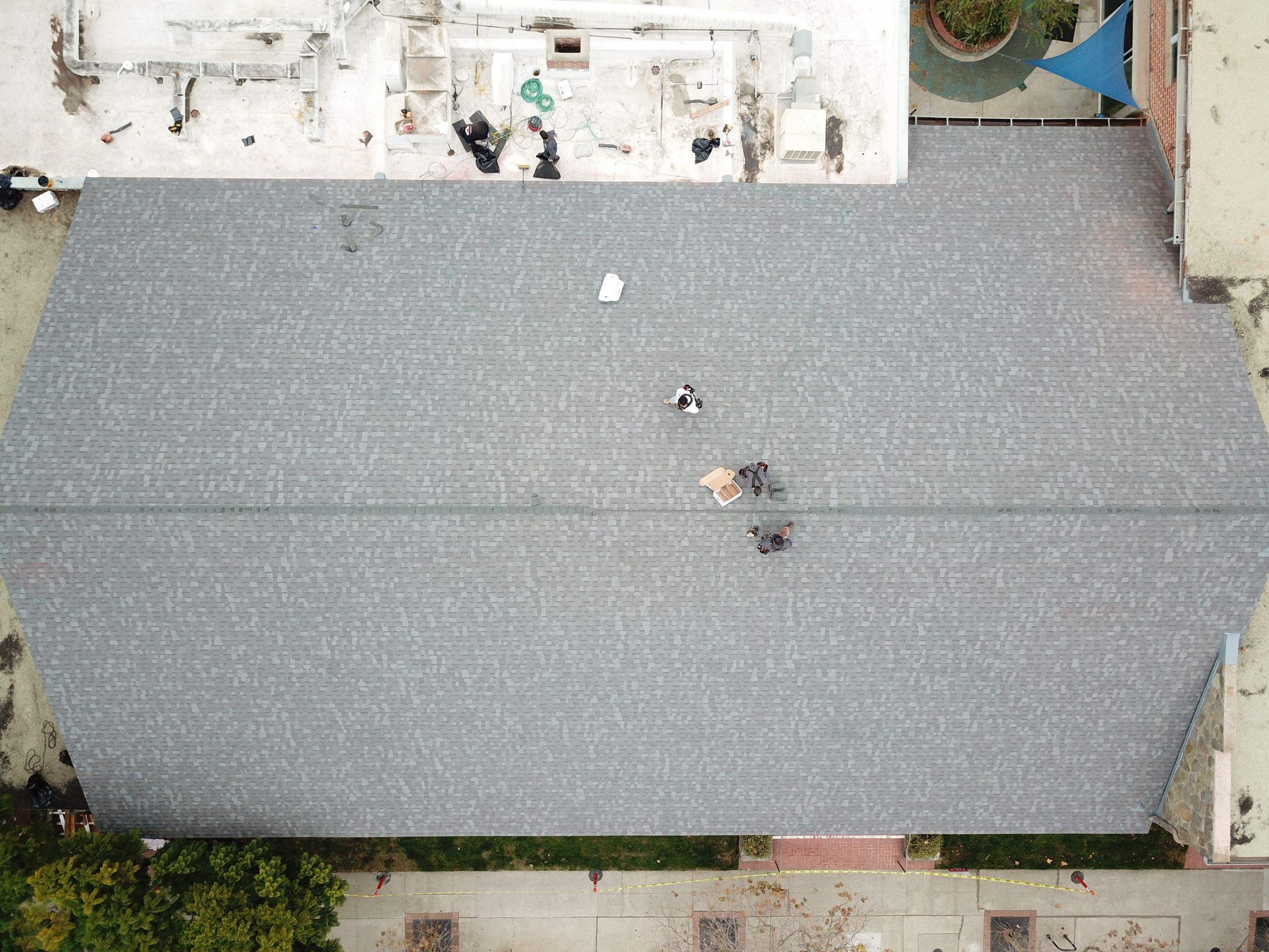Brentwood Presbyterian Church - New Roof Installation using Owens Corning Duration Cool Shingles by Hull Brothers Roofing